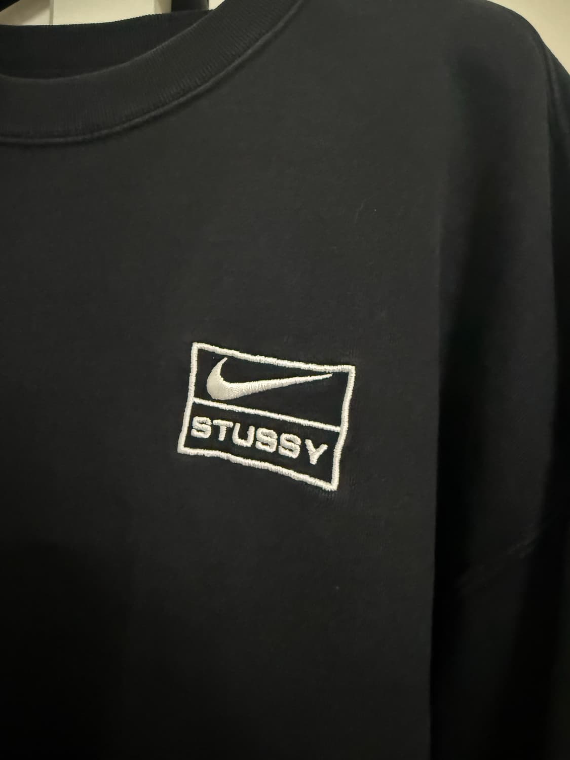 나이키 x 스투시 맨투맨 크루넥 블랙 L 상품이미지3
