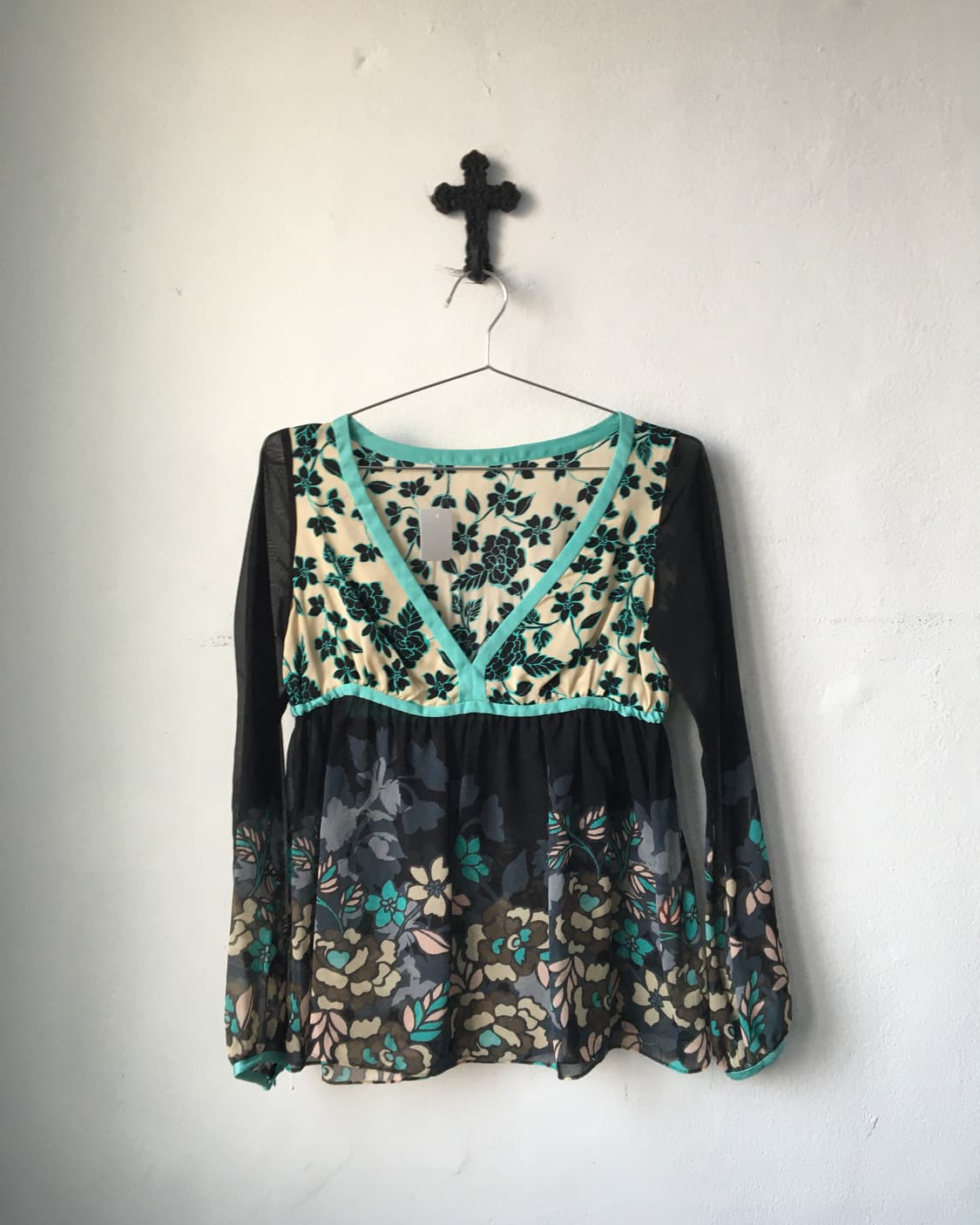 Pattern blouse 상품이미지1