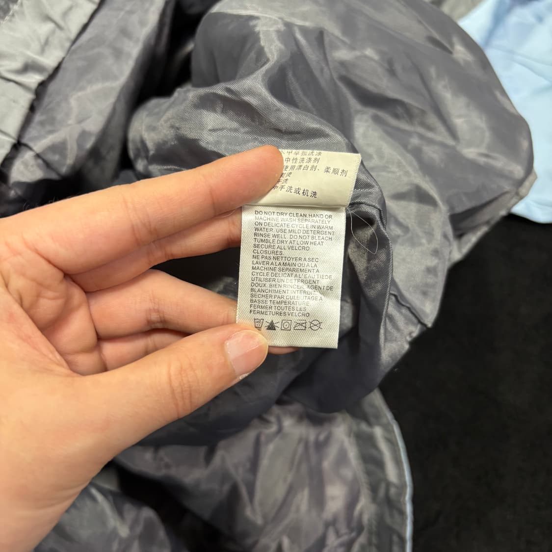 XL 노스페이스 하늘색 써밋시리즈 바람막이 자켓 상품이미지7