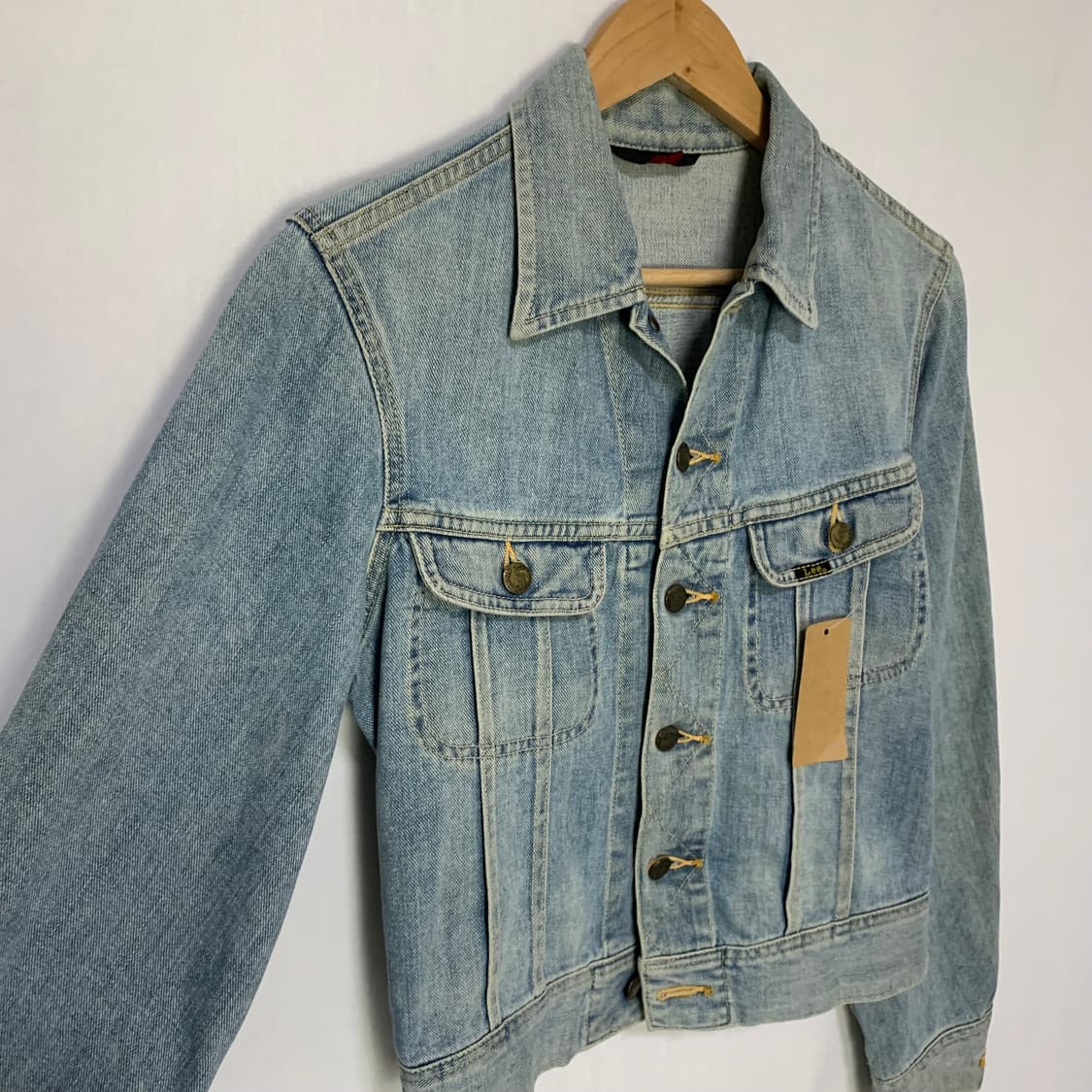 Lee 리 빈티지 연청 세미크롭 데님자켓 여성 36 사이즈 00s 상품이미지3