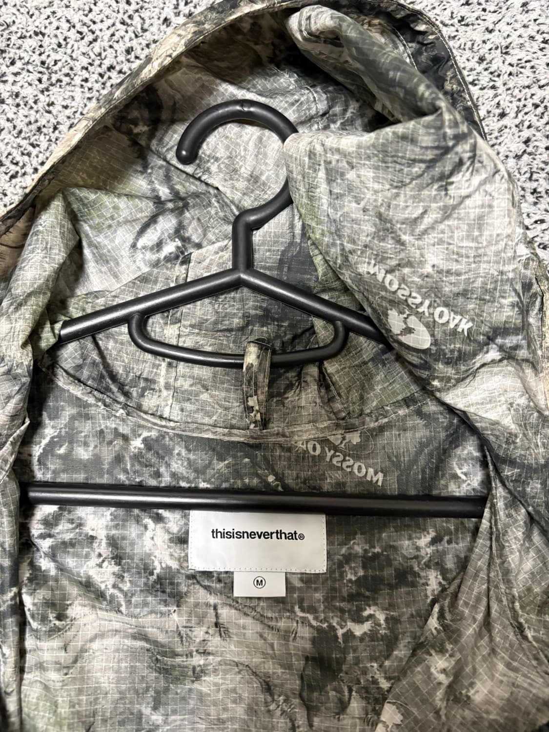 디스이즈네버댓 카모 바람막이 M 상품이미지4