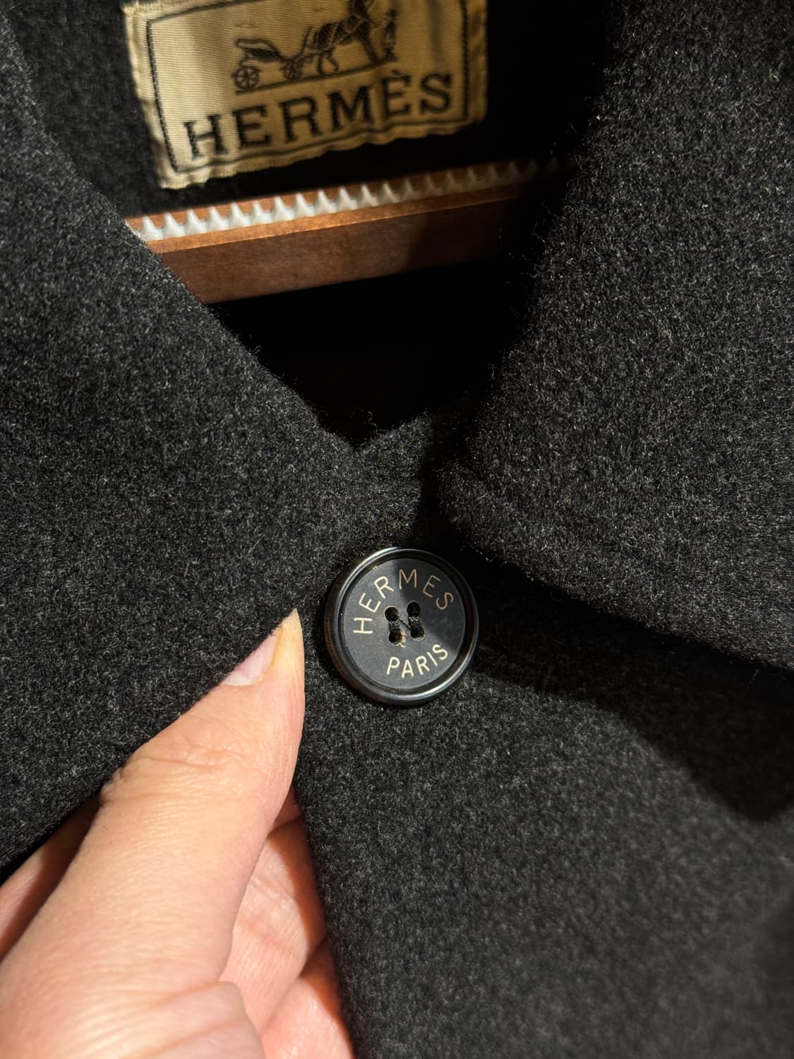 L ) Hermes 3-Pocket Relaxed Single Coat 상품이미지3