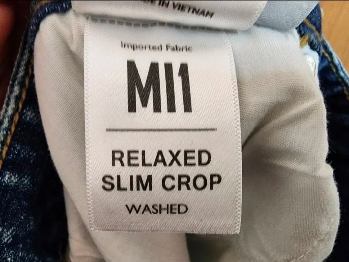 (32)플랙 릴렉시드 크롭 데님 팬츠 상품이미지7