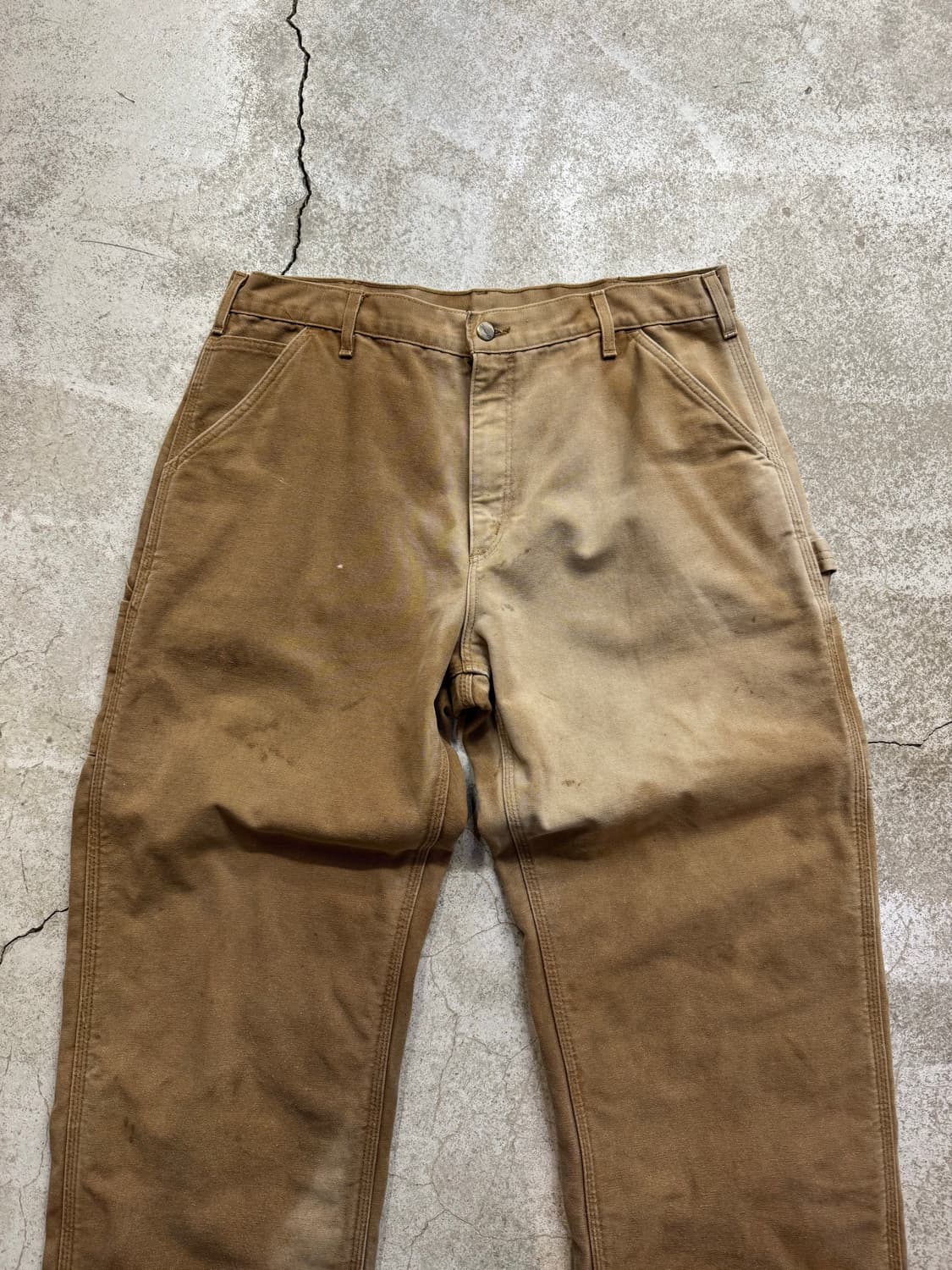 칼하트 B111 BRN 플란넬 라이닝 싱글니 상품이미지3