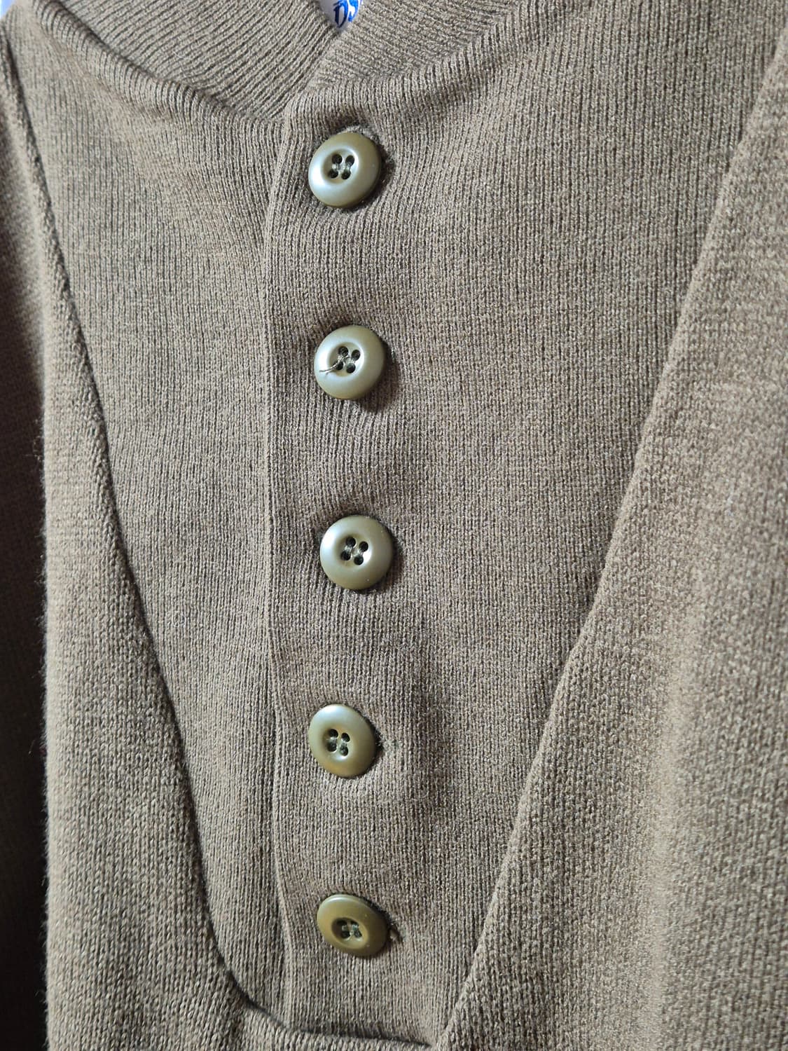 90년대 미군 오리지널 5버튼 아크릴 스웨터 L사이즈 상품이미지3