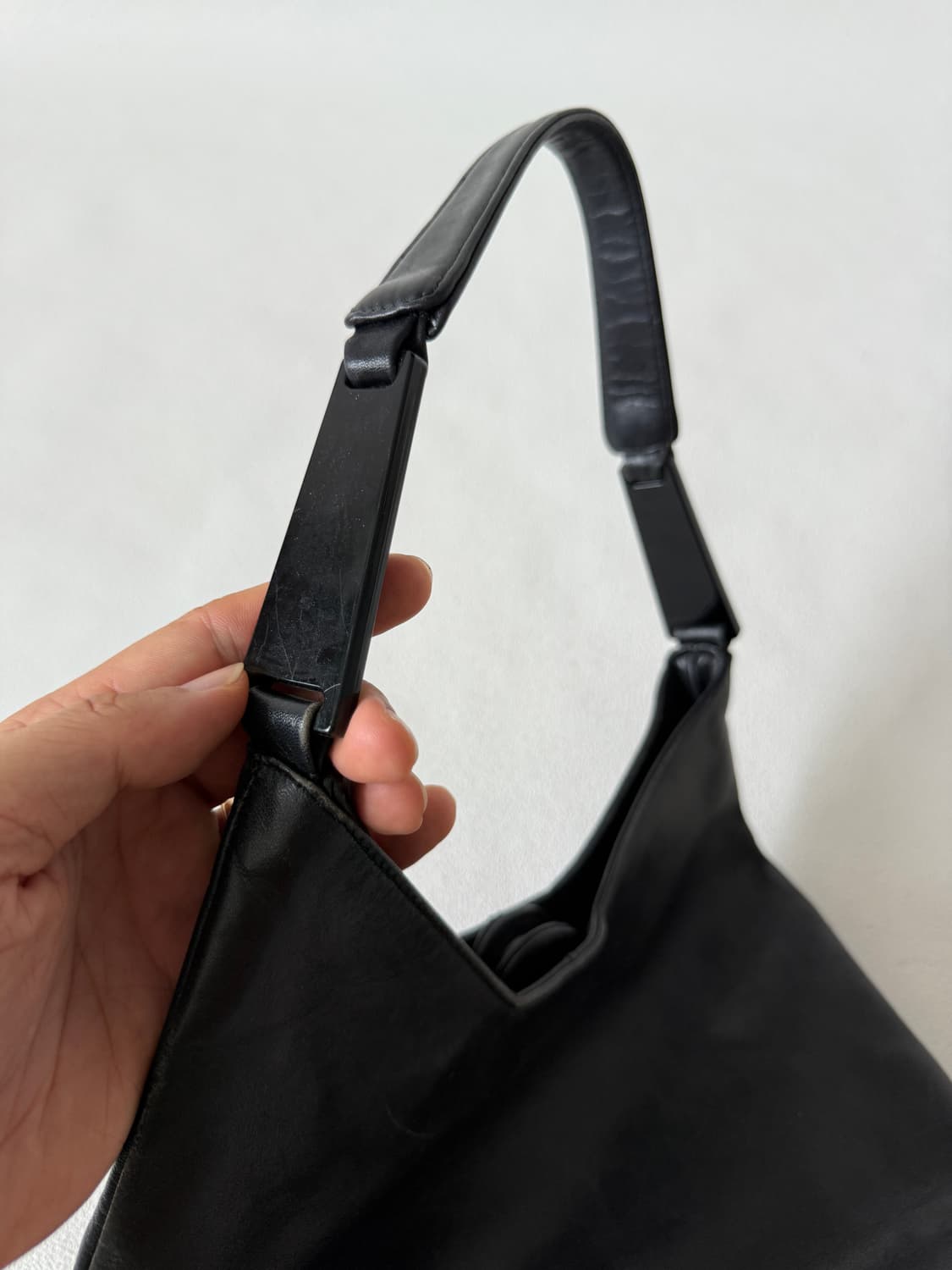 Pre owned 레더 숄더백 상품이미지2