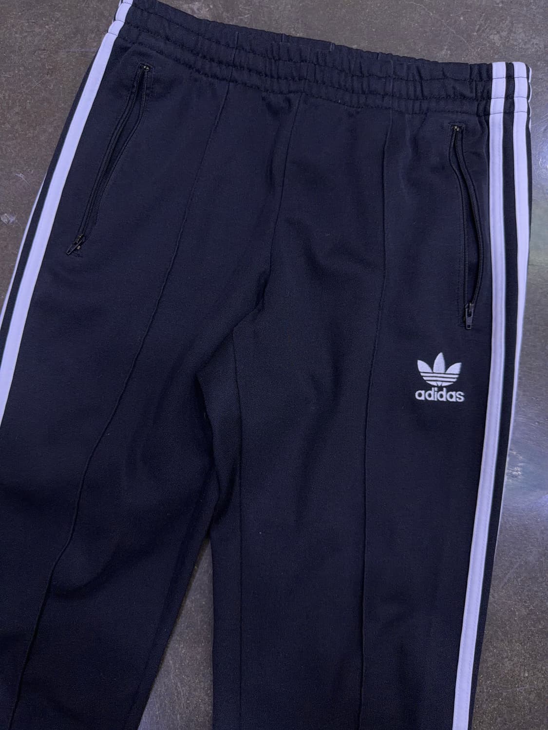 아디다스 삼선 유로파 트레이닝 트랙팬츠 블랙 M 상품이미지5