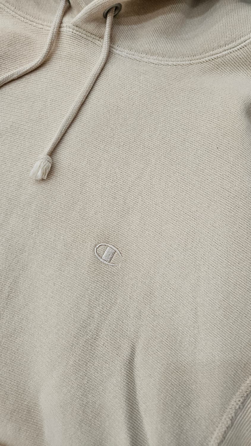 챔피온 리버스위브 후드티 아이보리 상품이미지4