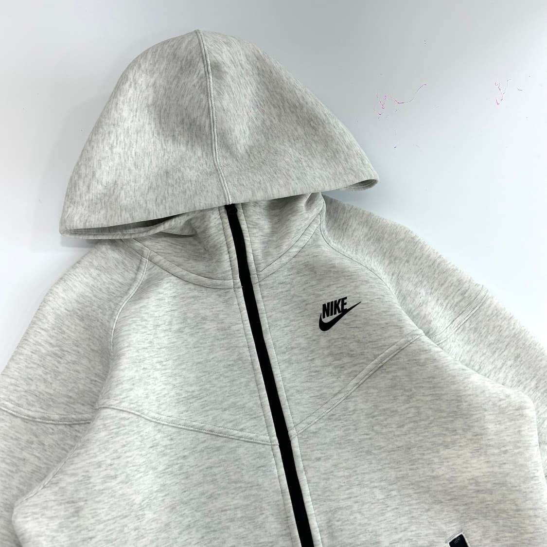 Nike 나이키 블랙로고 2-way 테크팩 멜란지 후드집업  상품이미지4