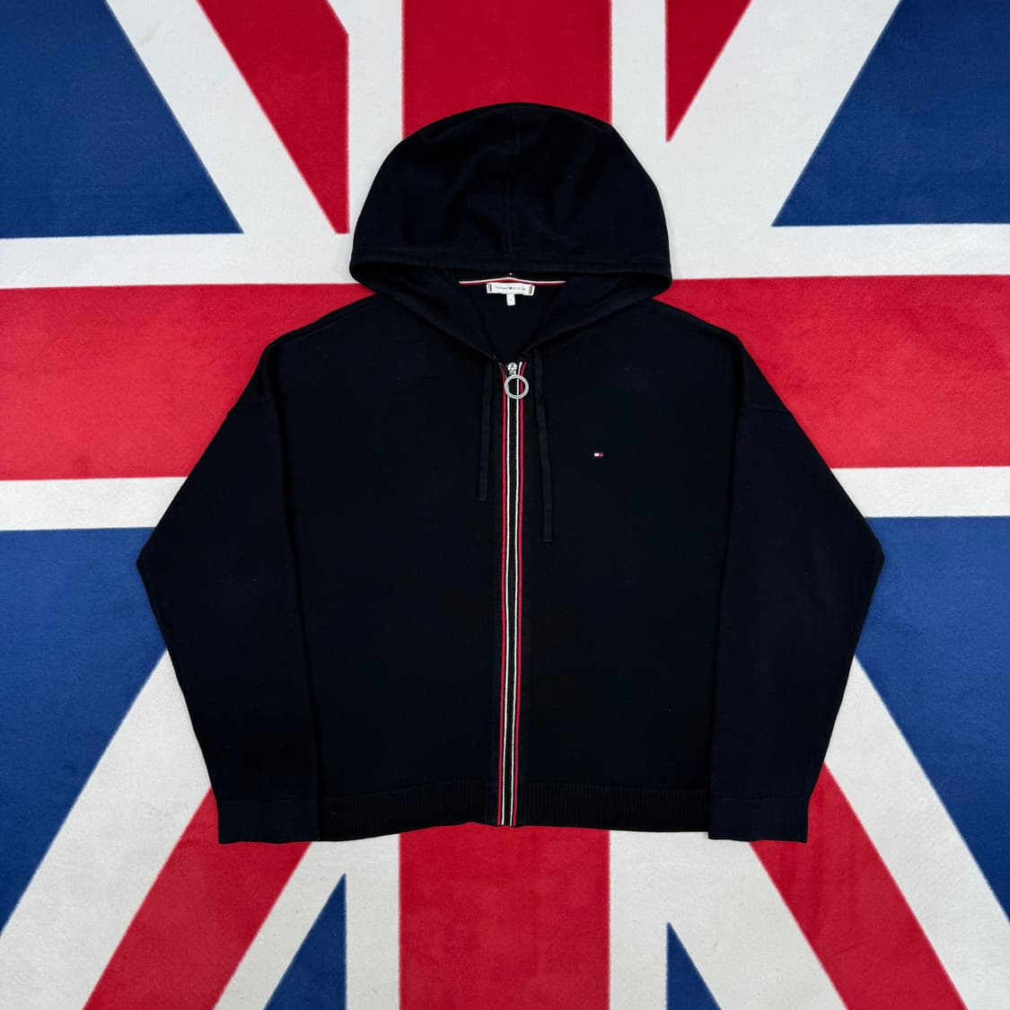 타미 니트 후드집업 여성L  상품이미지1