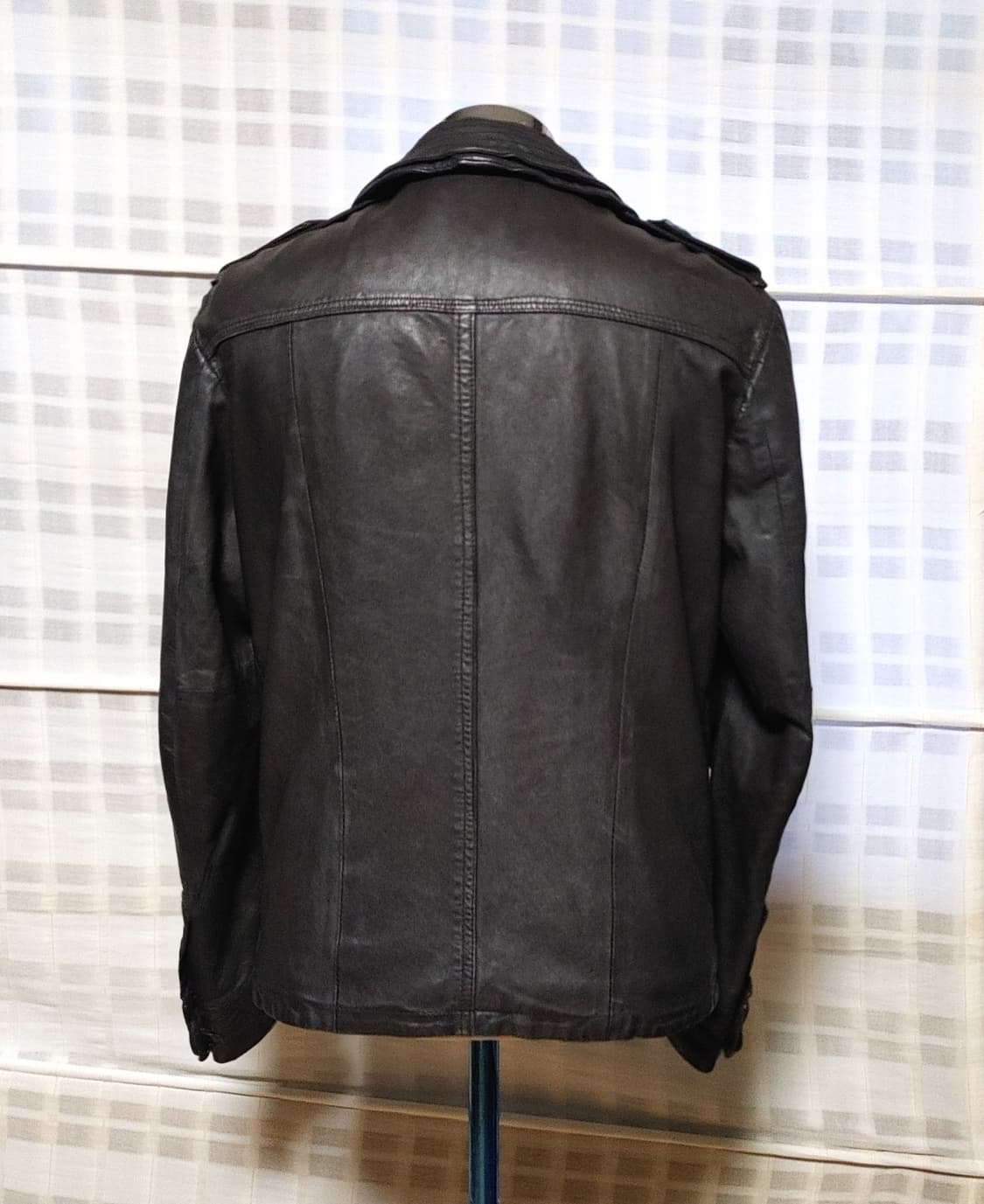 (100% 가죽) 슈퍼드라이 브라운 가죽 자켓 M (95~100) 상품이미지2