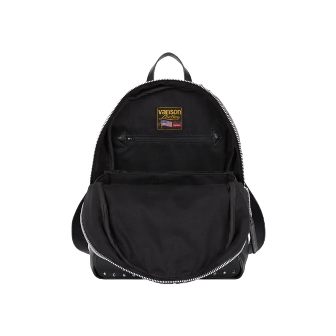 슈프림 x 밴슨 레더스 x B.B. 사이먼 백팩 블랙 Supreme 상품이미지4