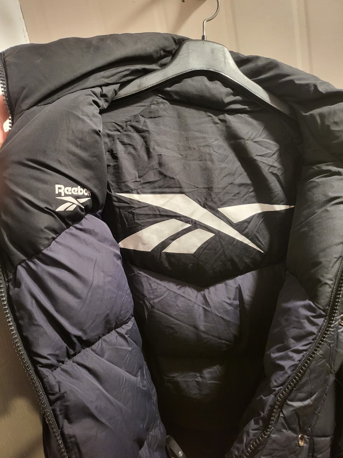 리복 커버낫콜라보 양면 패딩 상품이미지2