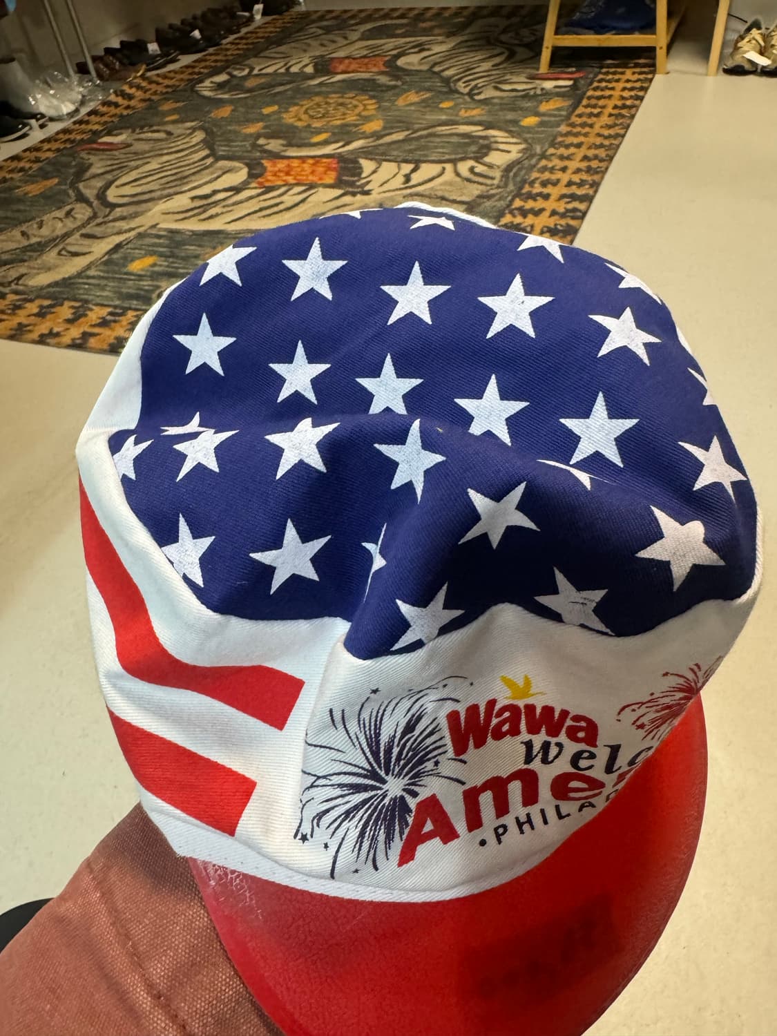 Wawa 웰컴 아메리카 빈티지 모자 맥도날드캡 쉐입 군모 상품이미지2