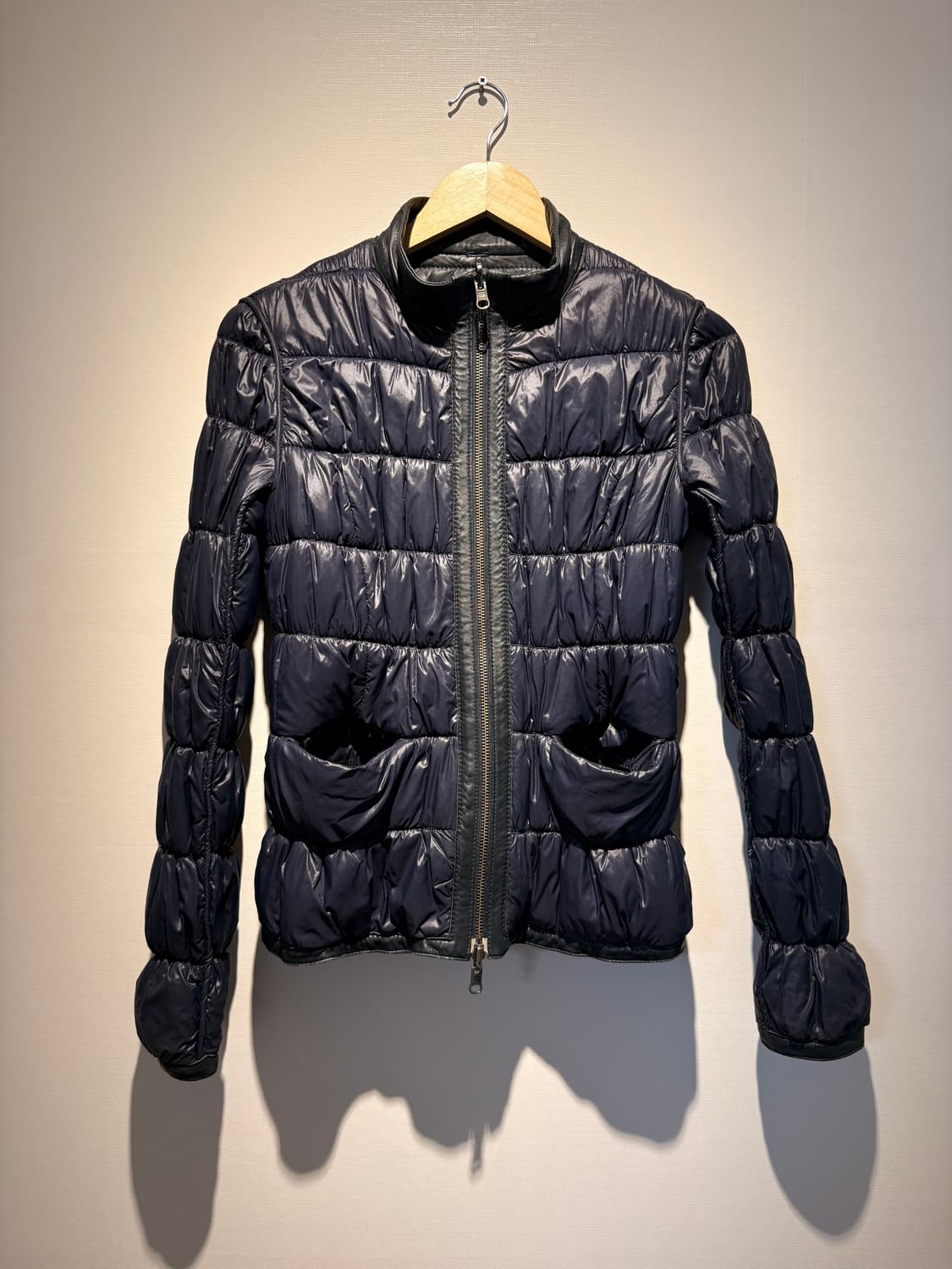 Reversible Leather Padded Jacket 상품이미지8