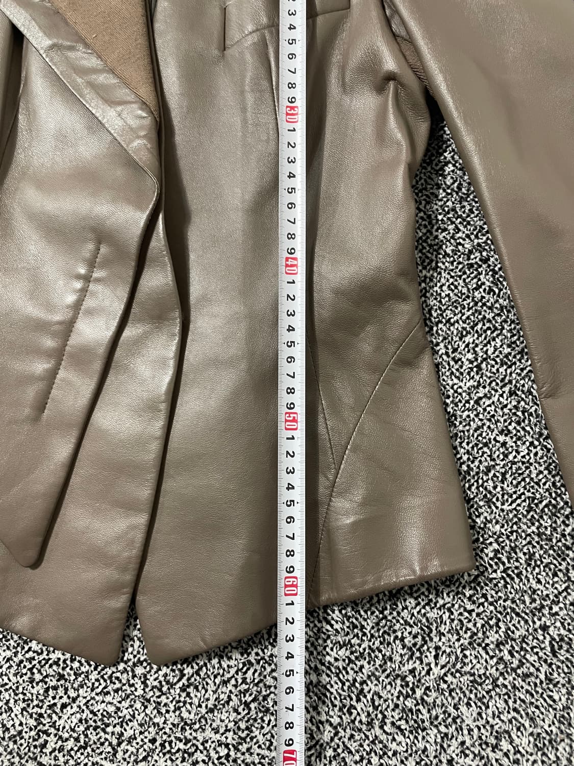 빈티지9. 발렌시아 Valencia 양가죽 블레이저 가죽자켓 레더 라이더 상품이미지7