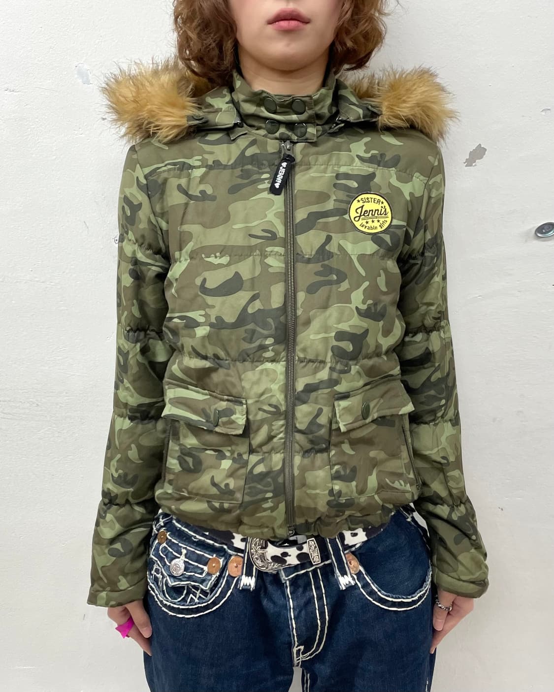 Jenny camo pocket padded jacket  상품이미지2