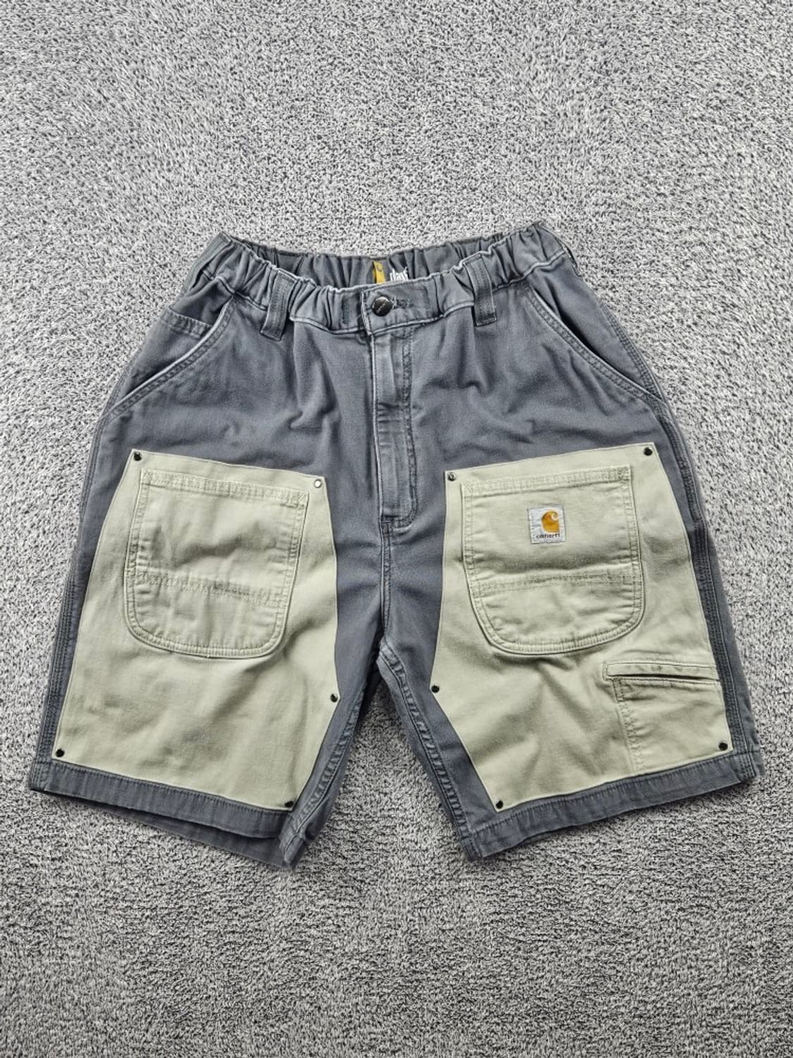 칼하트 밴딩 더블니 커스텀 워크 카펜터 반바지 ( 40" )/ 11490 상품이미지2