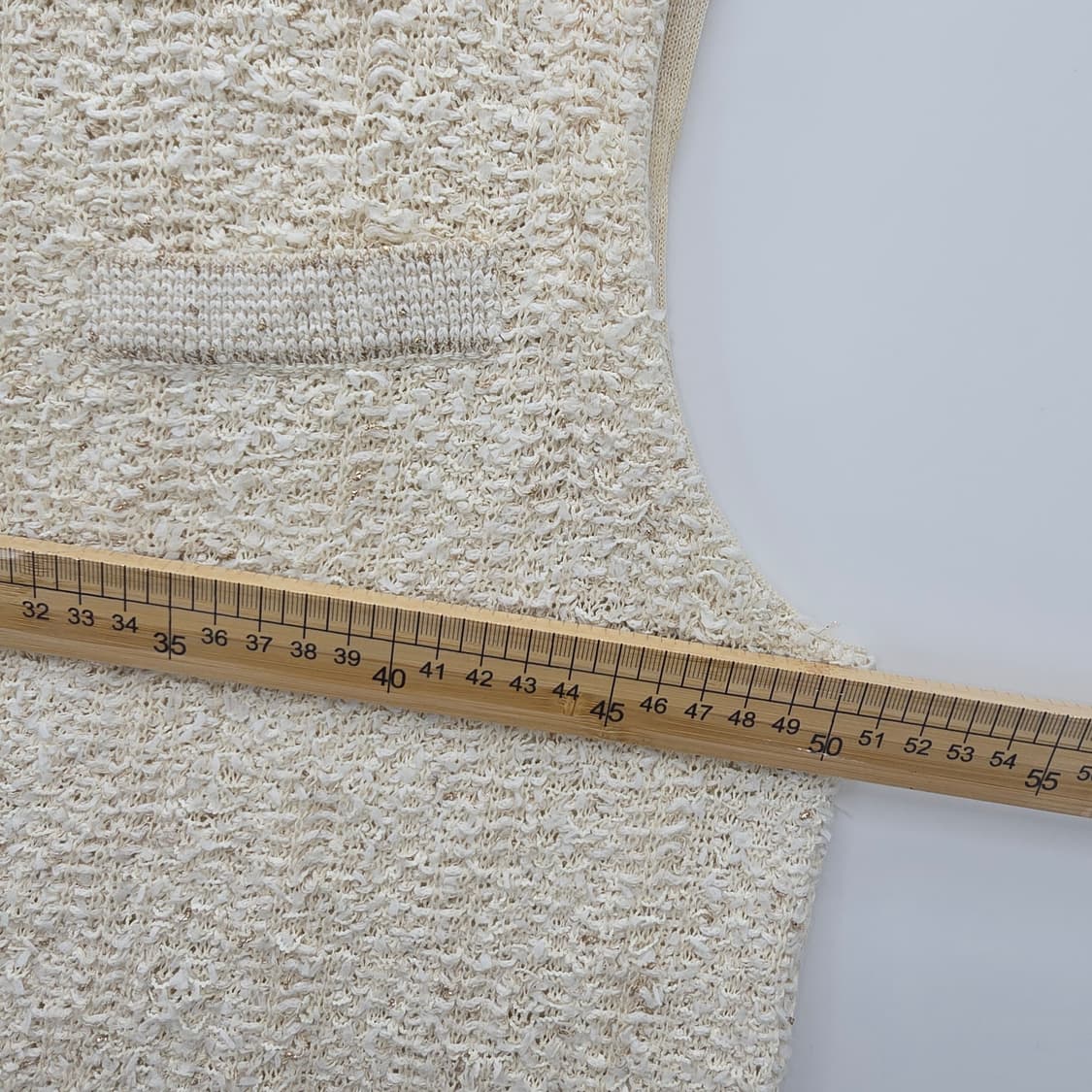 SJ WANI 아이보리 니트 조끼 100 [B40399] 상품이미지7