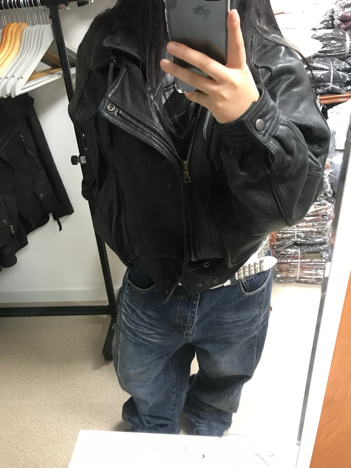 빈티지 가죽자켓 상품이미지4