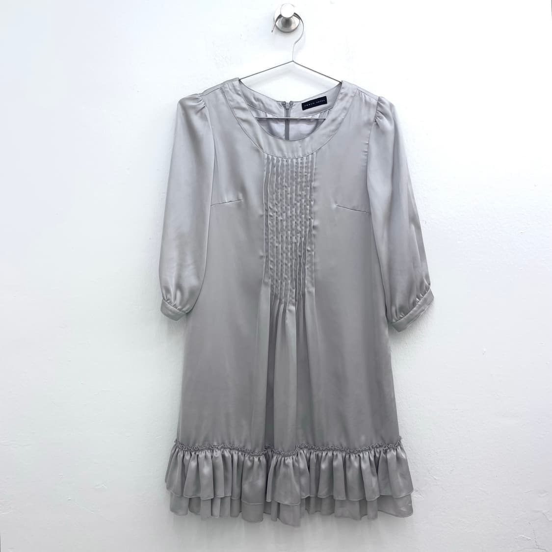 silver pleated dress 상품이미지1
