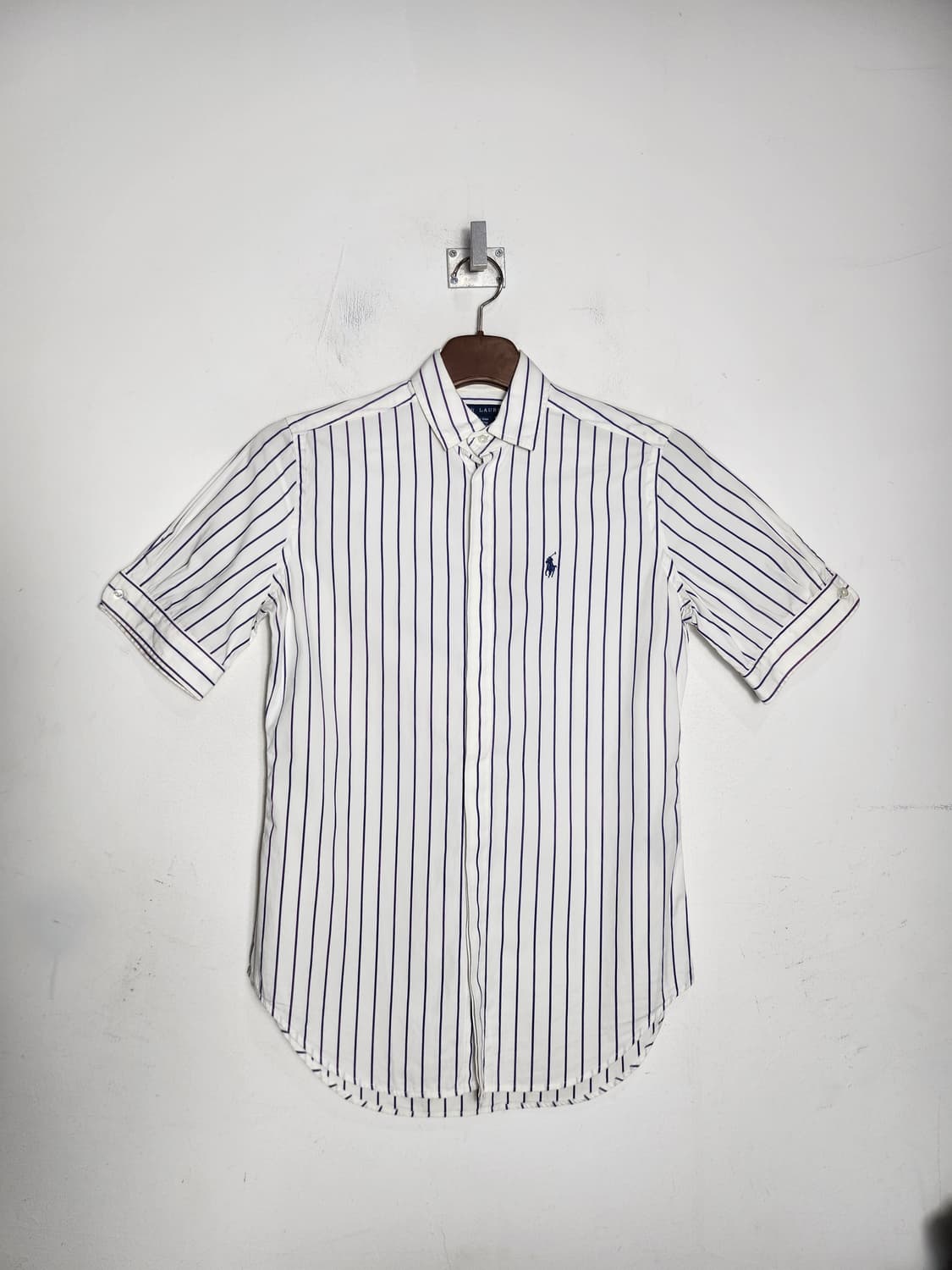 폴로 랄프로렌 스트라이프 반팔 셔츠 상품이미지1