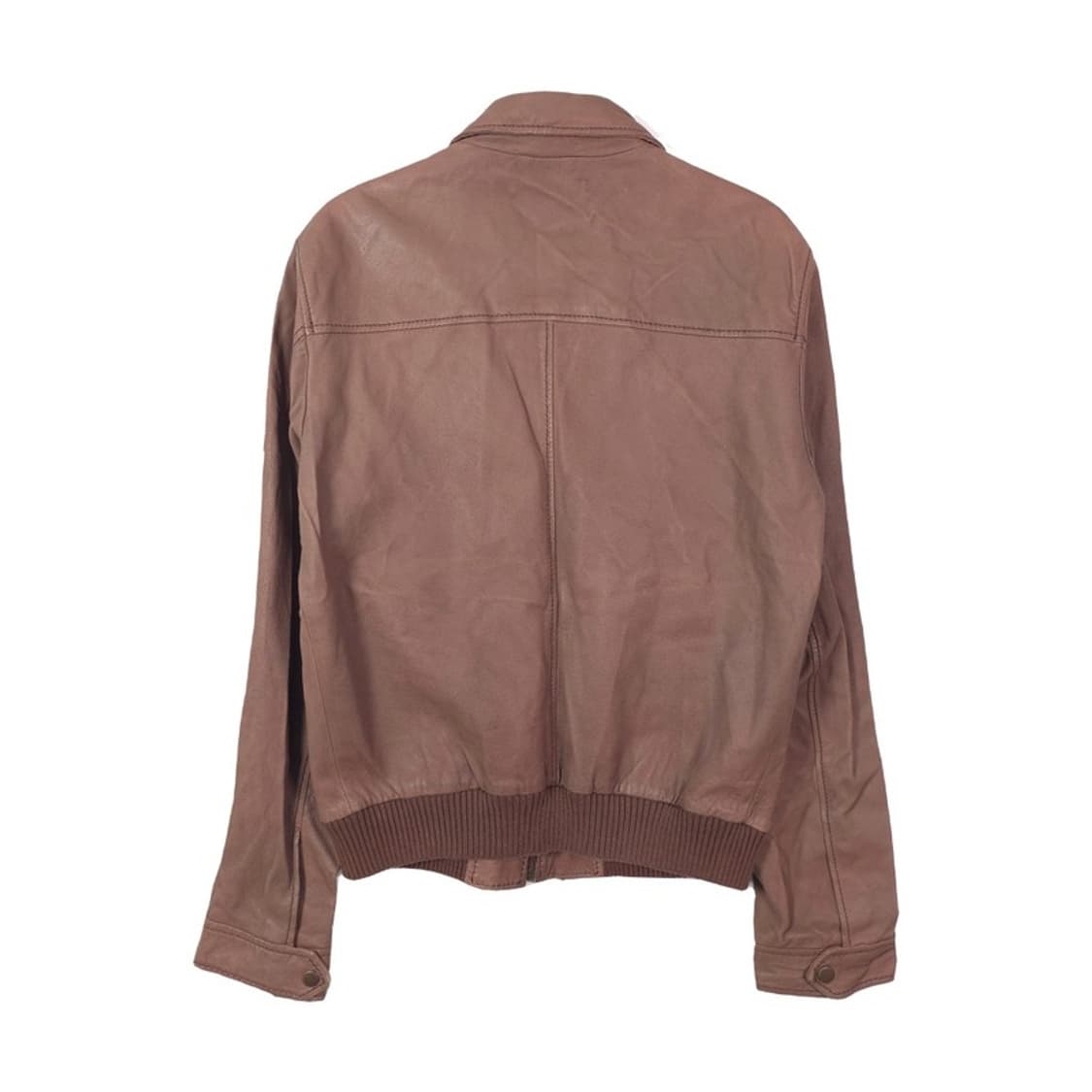 Bata and more 이탈리아산 리얼 레더 봄버 자켓 L 상품이미지2