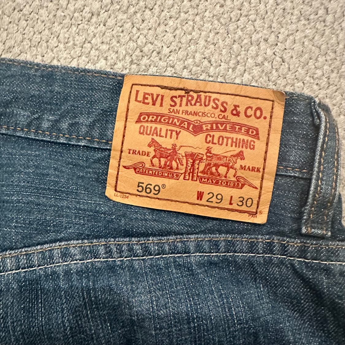 00s 리바이스 569 루즈 스트레이트 데님 상품이미지9