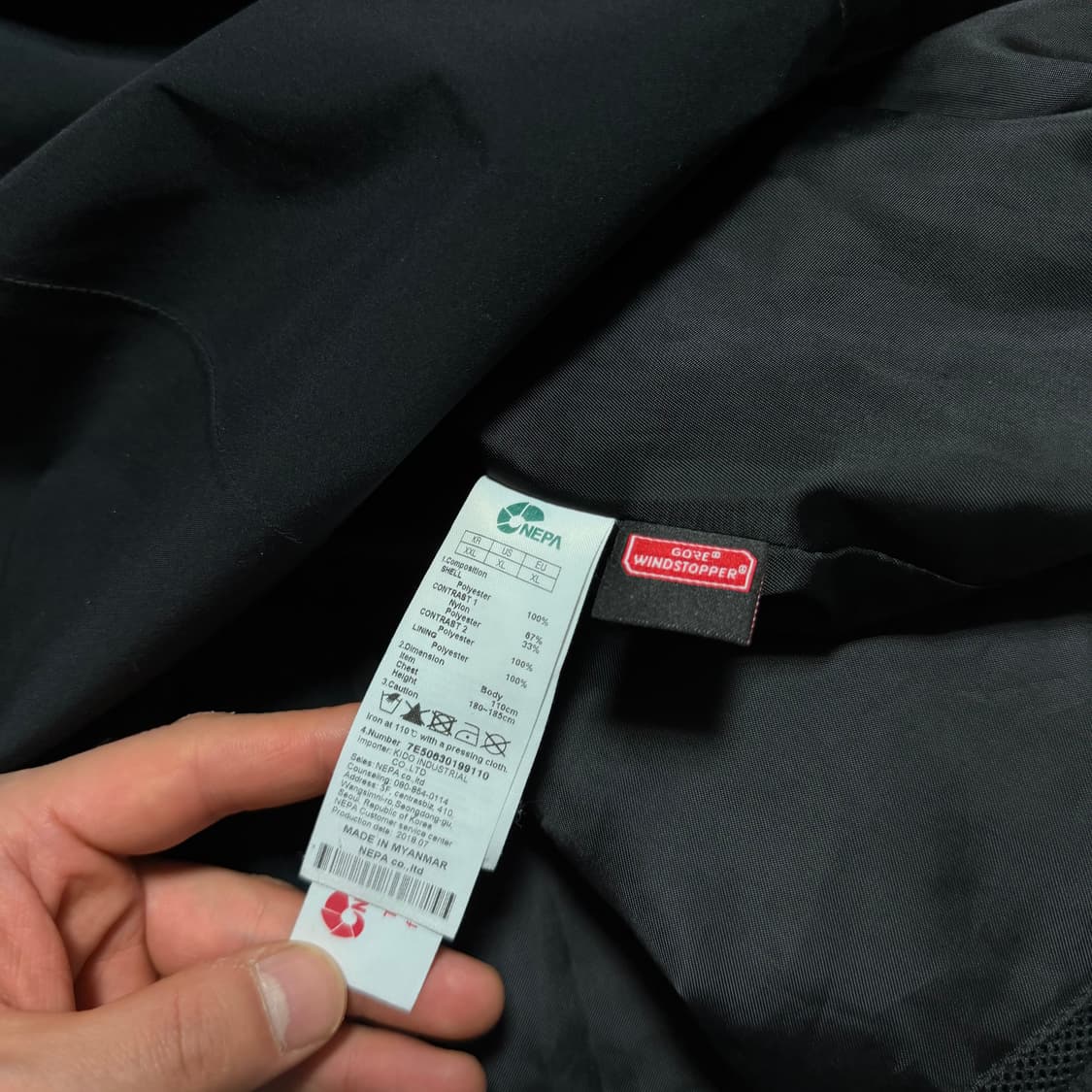 네파 고어 윈드토퍼 바람박이 자켓 상품이미지4