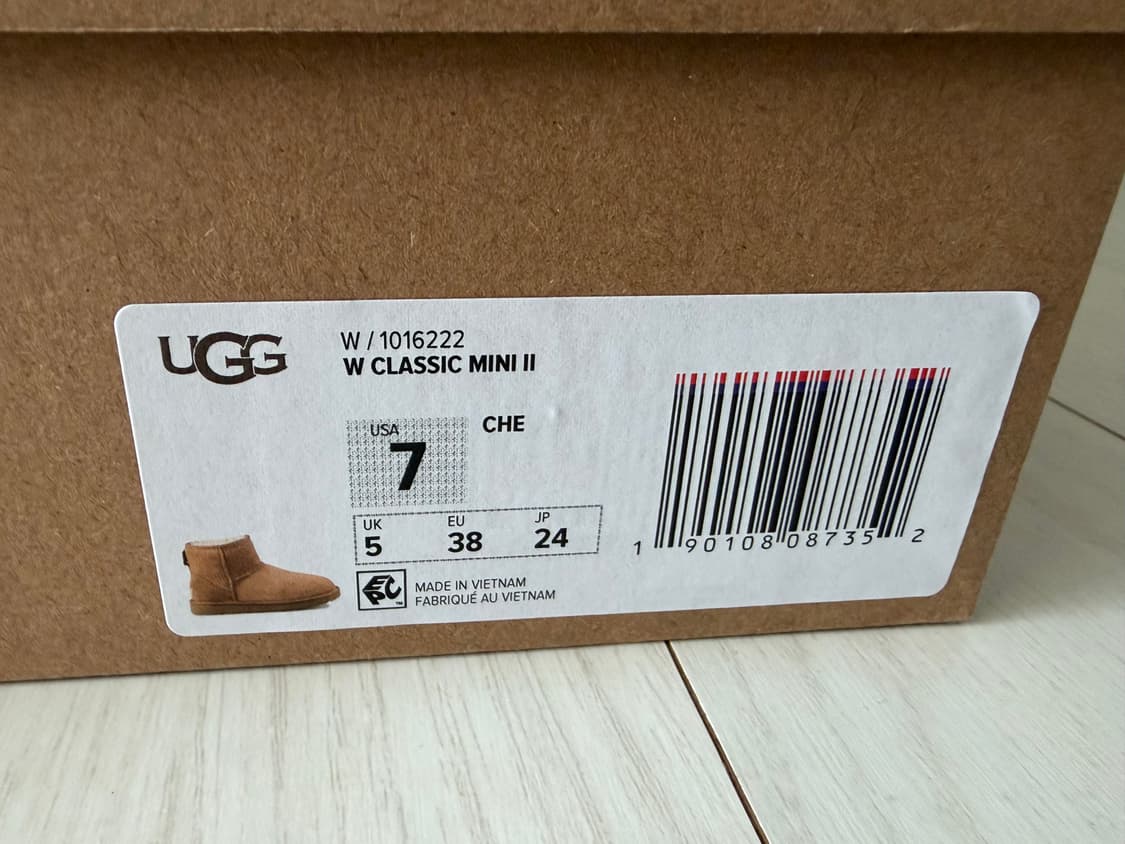 UGG 클래식 미니 II Chestnut 240 박스 새상품 상품이미지5