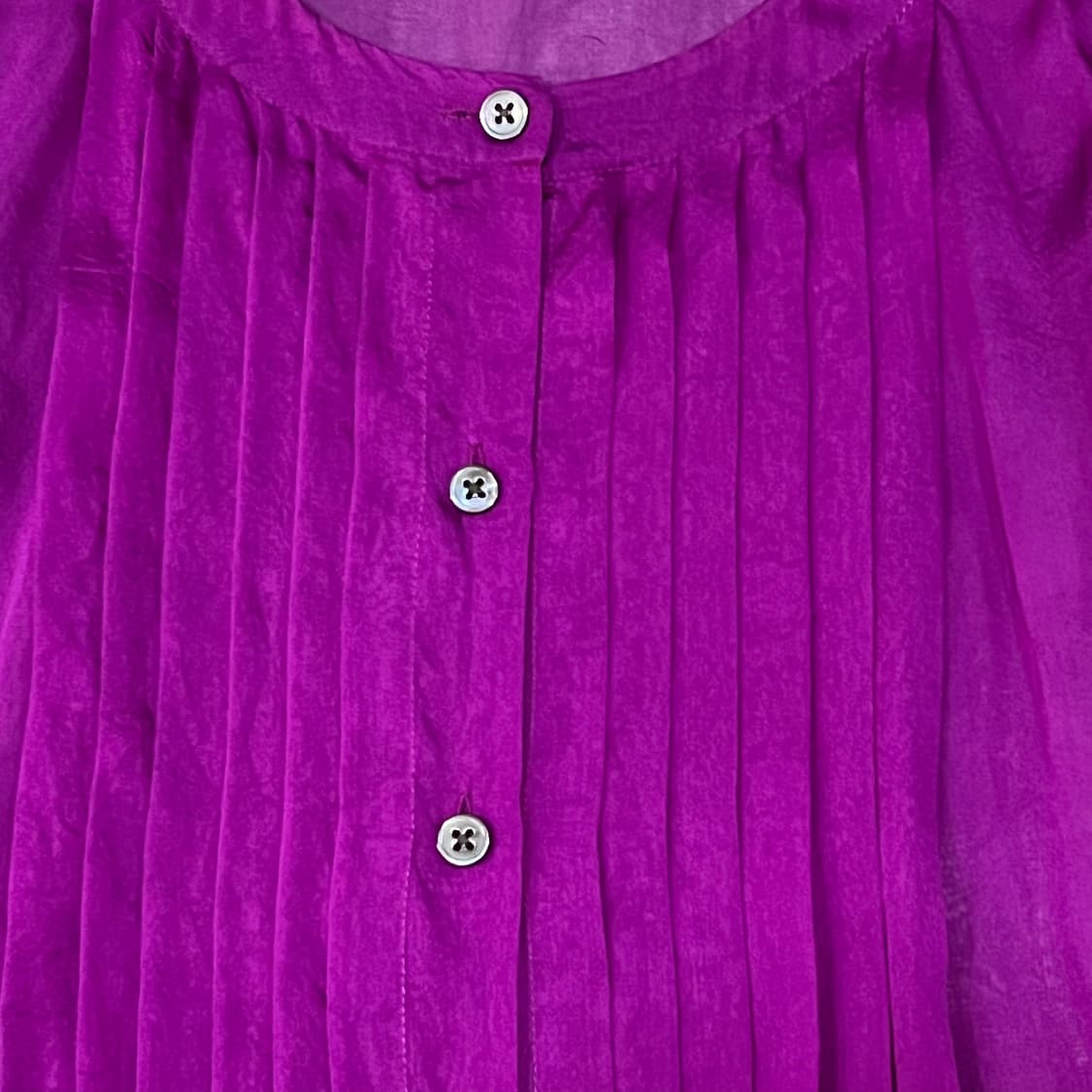  dkny 플리츠 실크 블라우스 y16000 상품이미지4