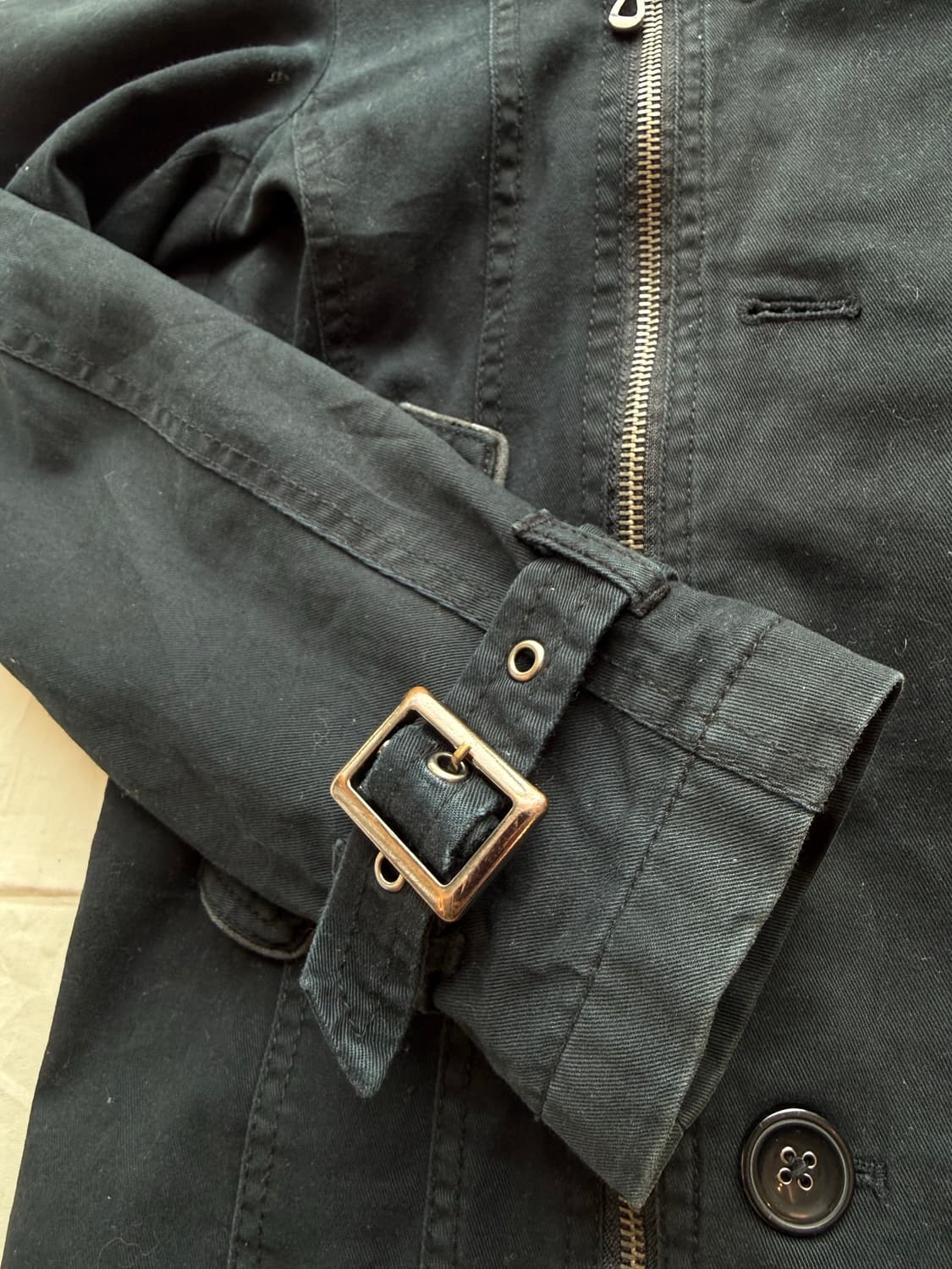 블랙 버튼 디테일 자켓 상품이미지7