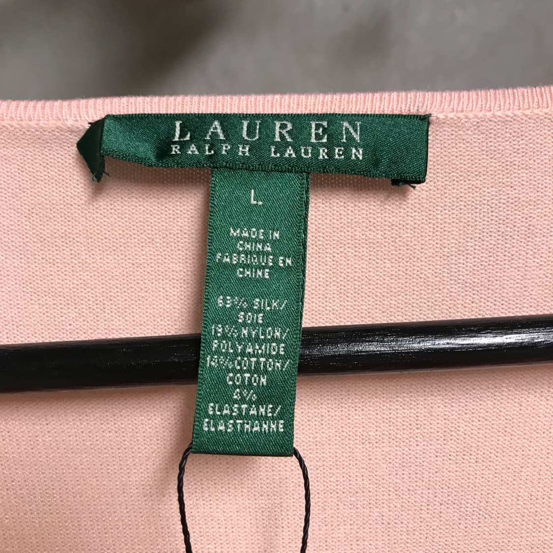랄프로렌 핑크 반팔 니트 L(W) 상품이미지4