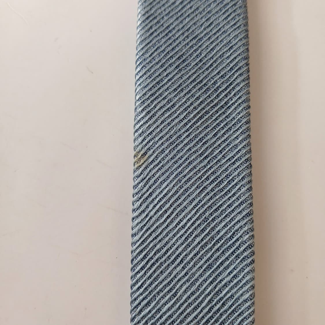 니나리치 실크 실버 텍스처 패턴 넥타이 9.9cm A등급 A19682
 상품이미지9