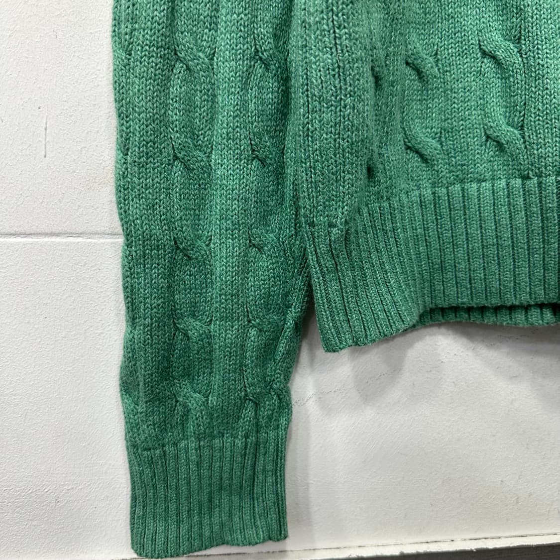 폴로 꽈배기 니트 상품이미지5