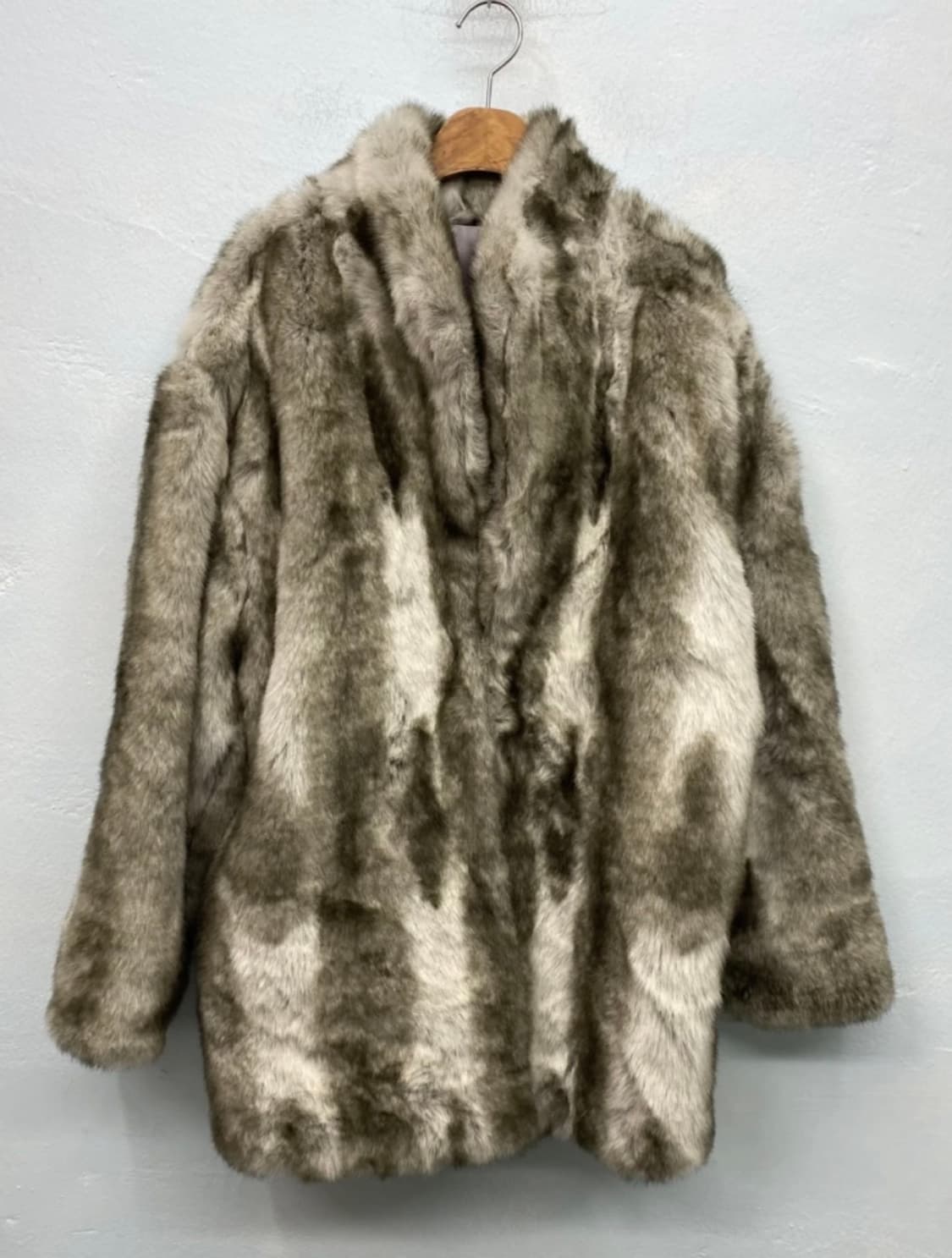 [8621]Gray gradient fur coat# 상품이미지7