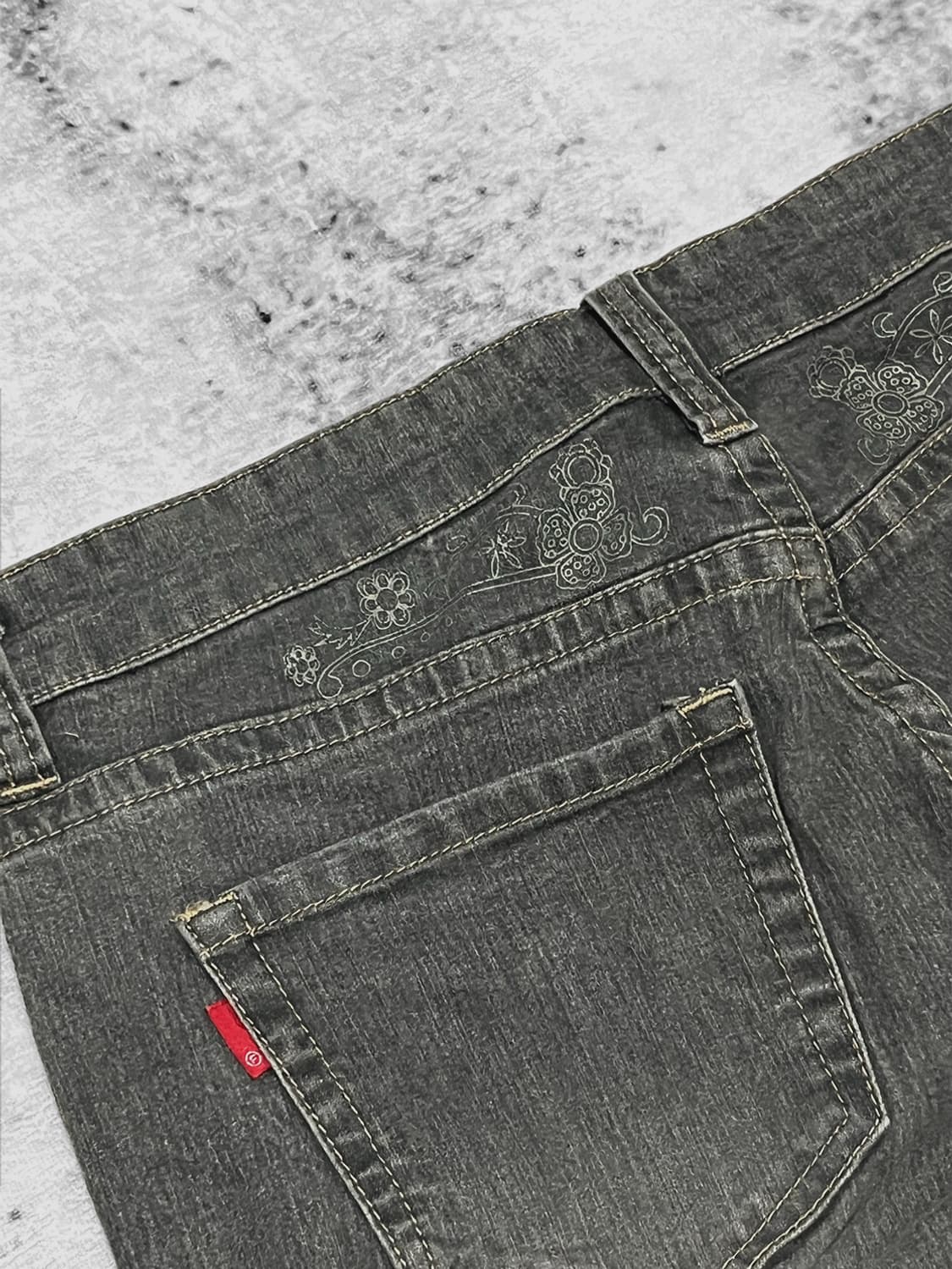 00s oriental graphic denim  상품이미지7