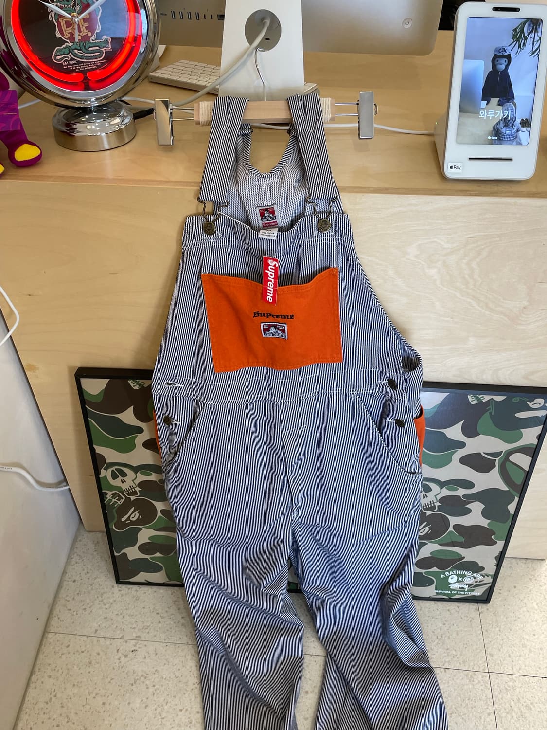 벤데이비스 X 슈프림 오버롤 (M) -new 상품이미지1