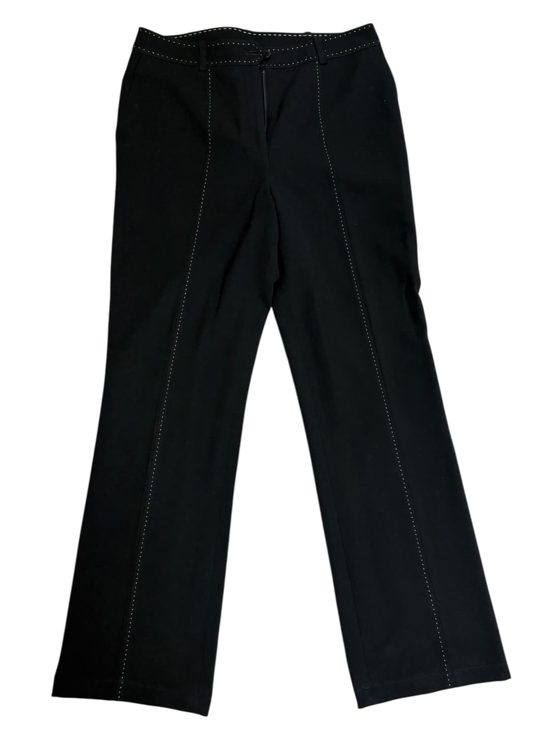 랑방 스티치 세미 부츠컷 슬랙스  상품이미지1