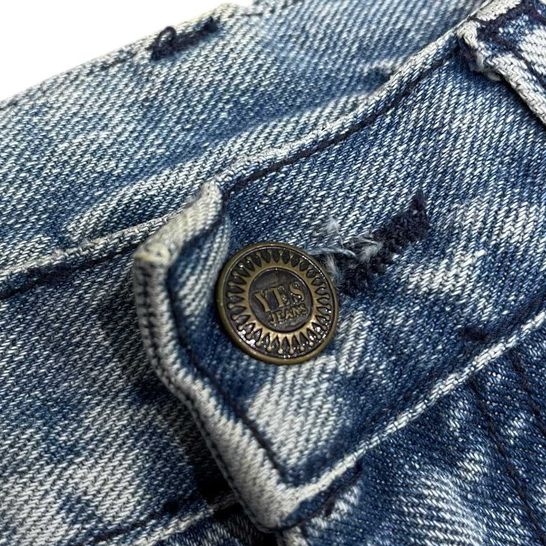 90s YESmen 연청 데님팬츠 상품이미지5