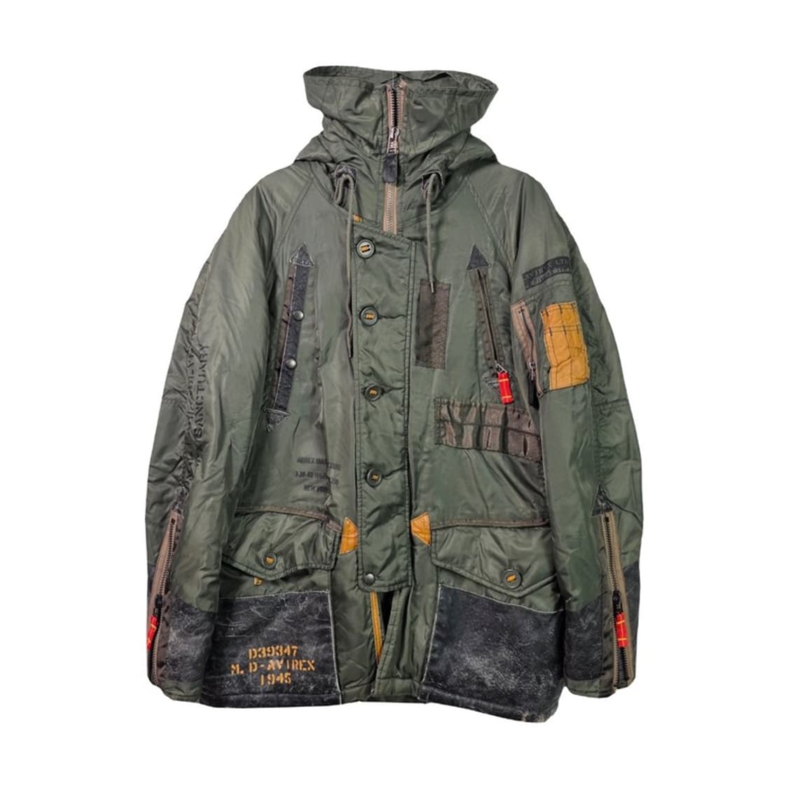아비렉스 90s 빈티지 멀티포켓 헤비 야상 자켓 M 상품이미지1