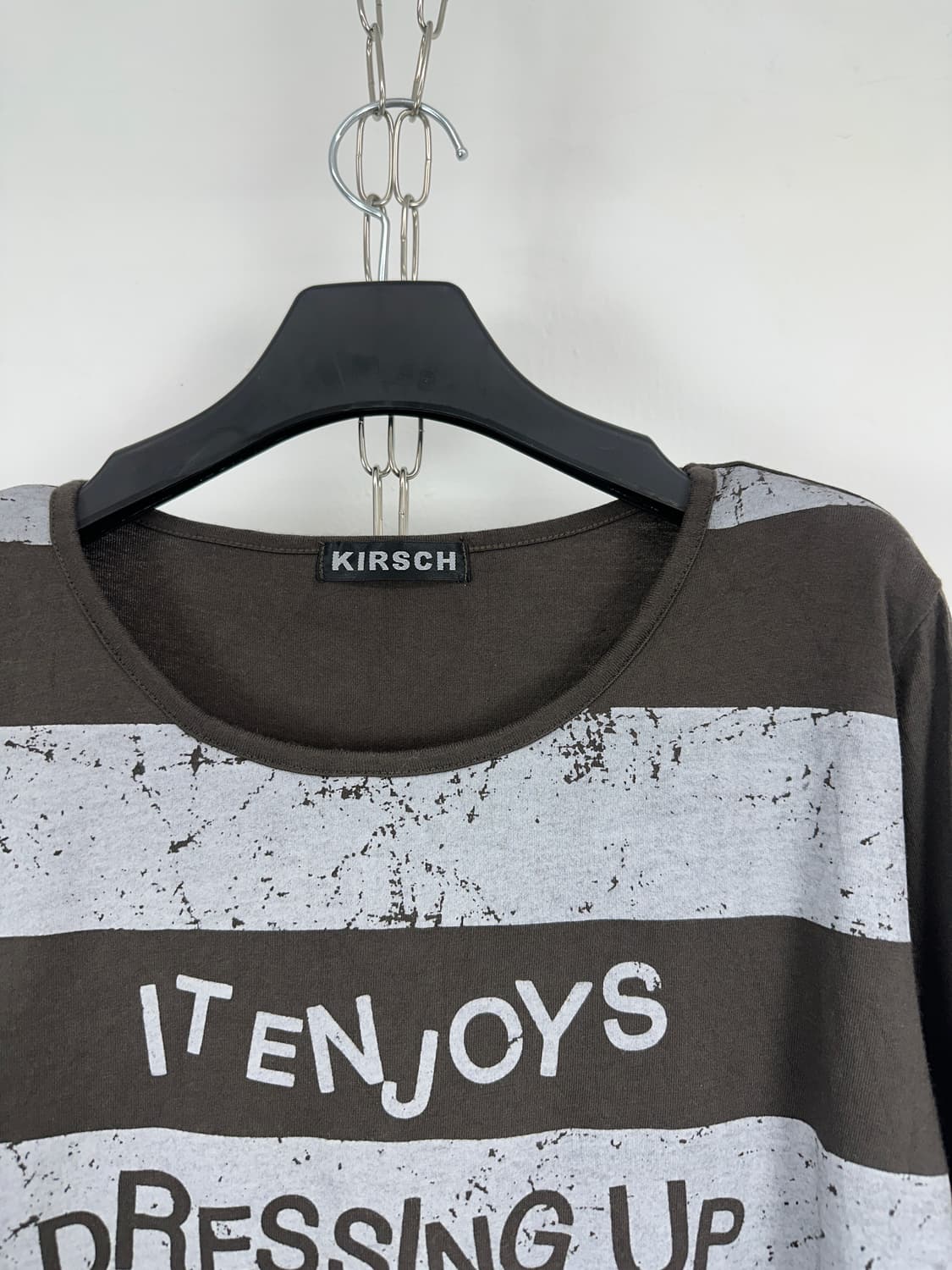 Kirsch Shirring Detail Stripe Sleeve 상품이미지5