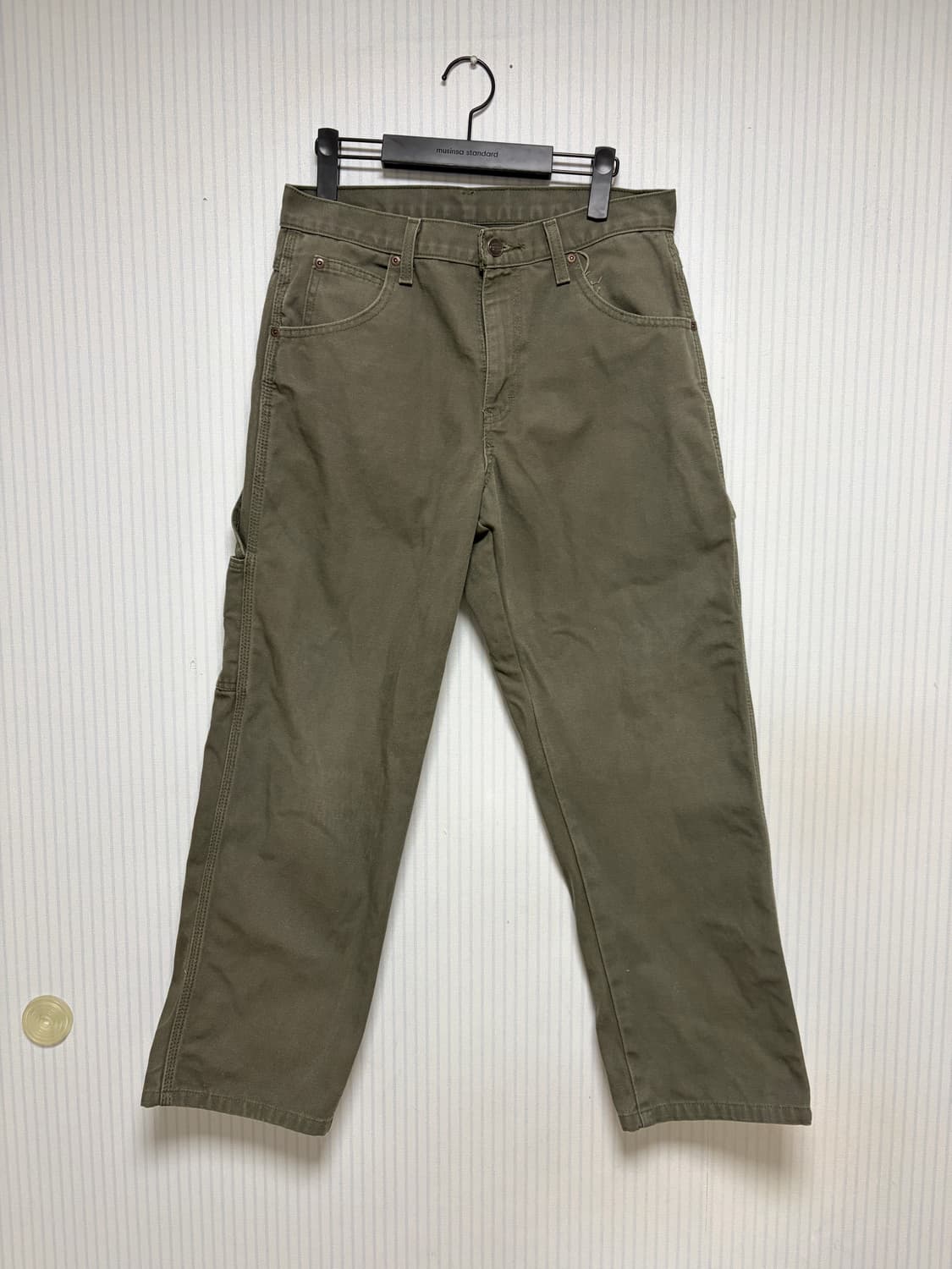 빈티지 디키즈 1939 카펜터 올리브 상품이미지1