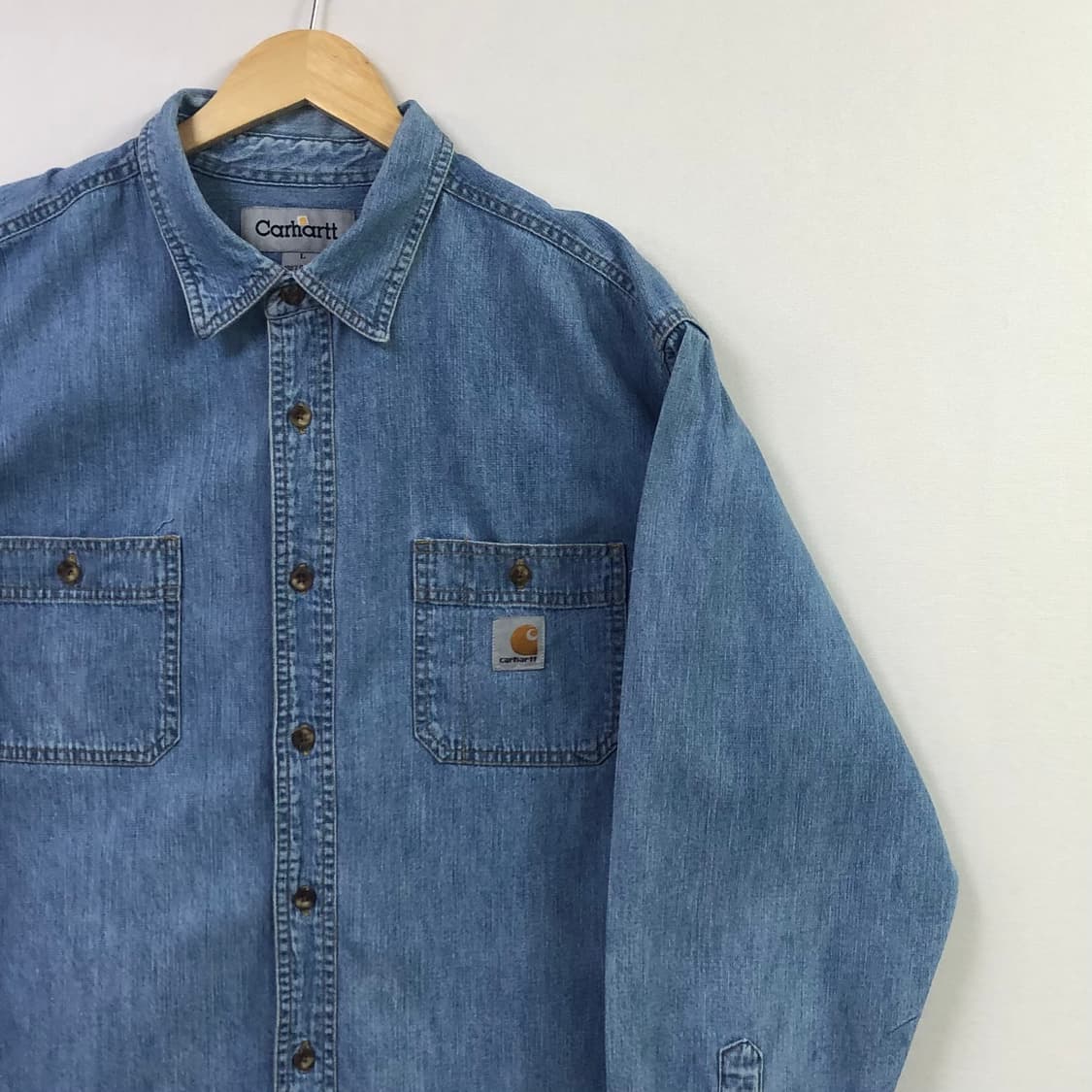 XL 칼하트 데님 셔츠 상품이미지1