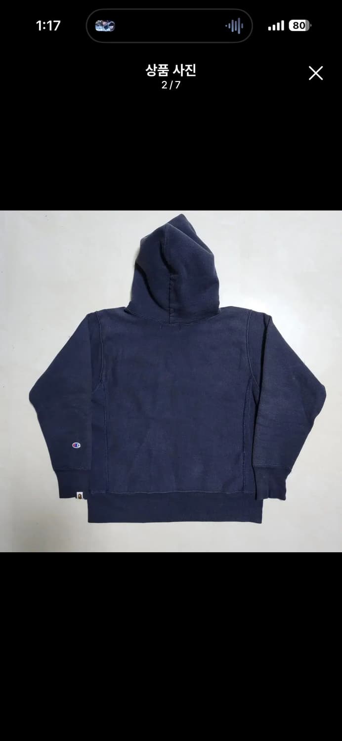 베이프 챔피온 콜라보 후드티 상품이미지2