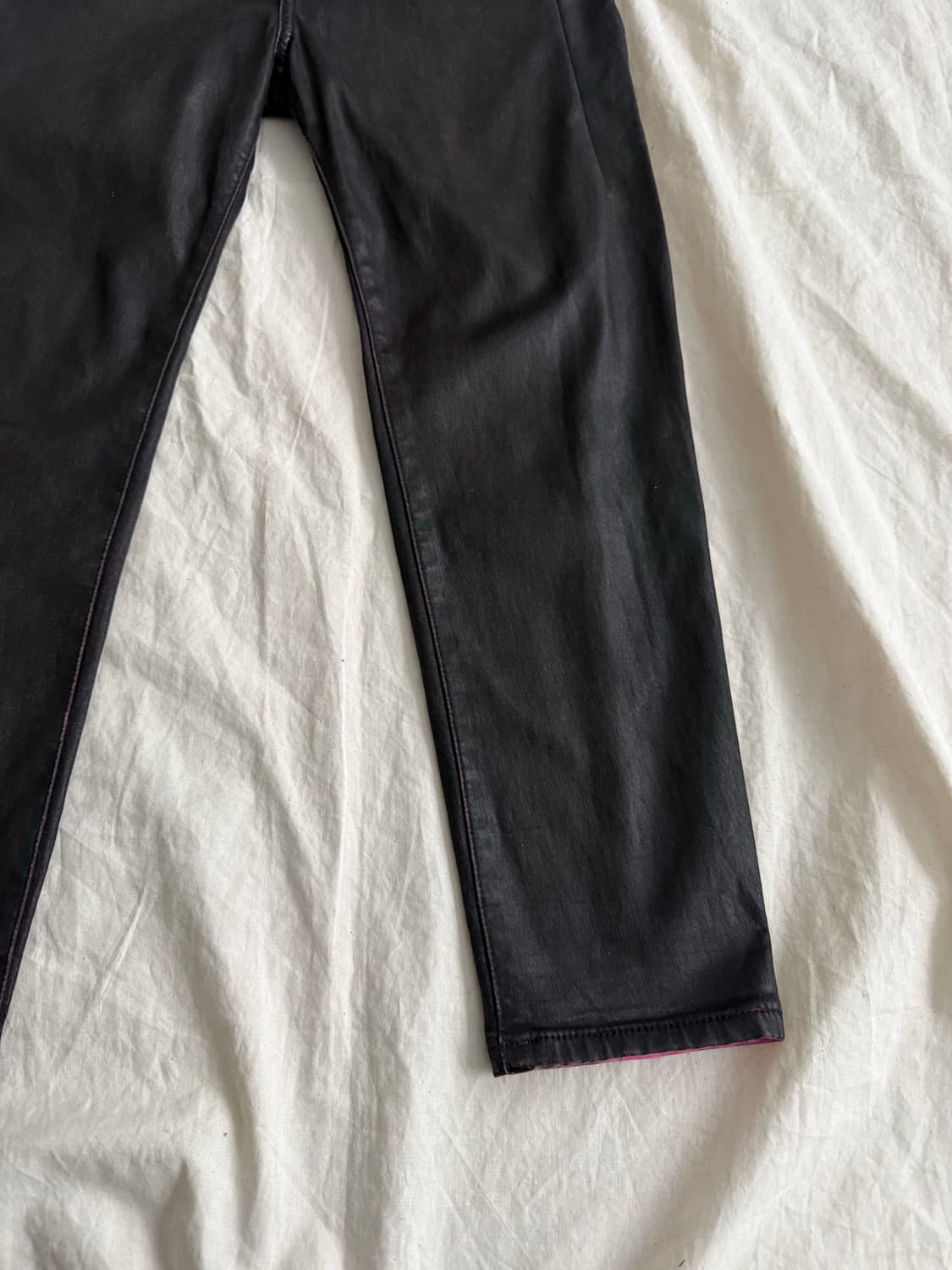 디젤 코팅 블랙진  상품이미지6