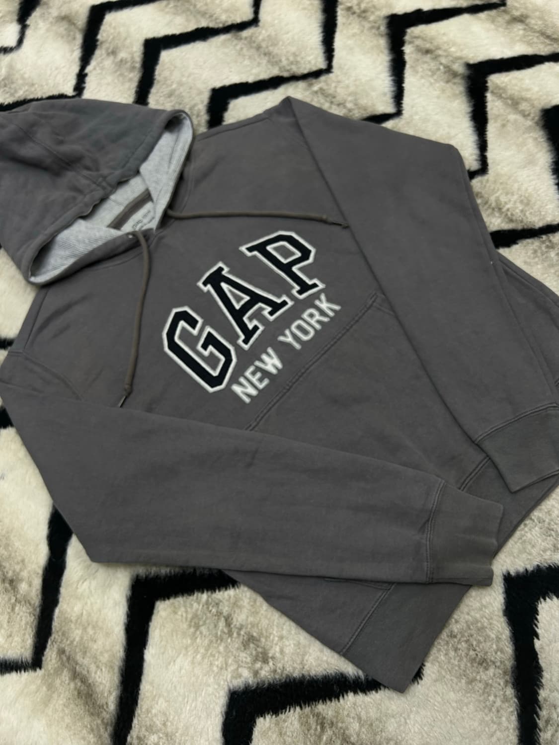 [XS]GAP 컬러블록 후드/빈티지그레이 상품이미지2