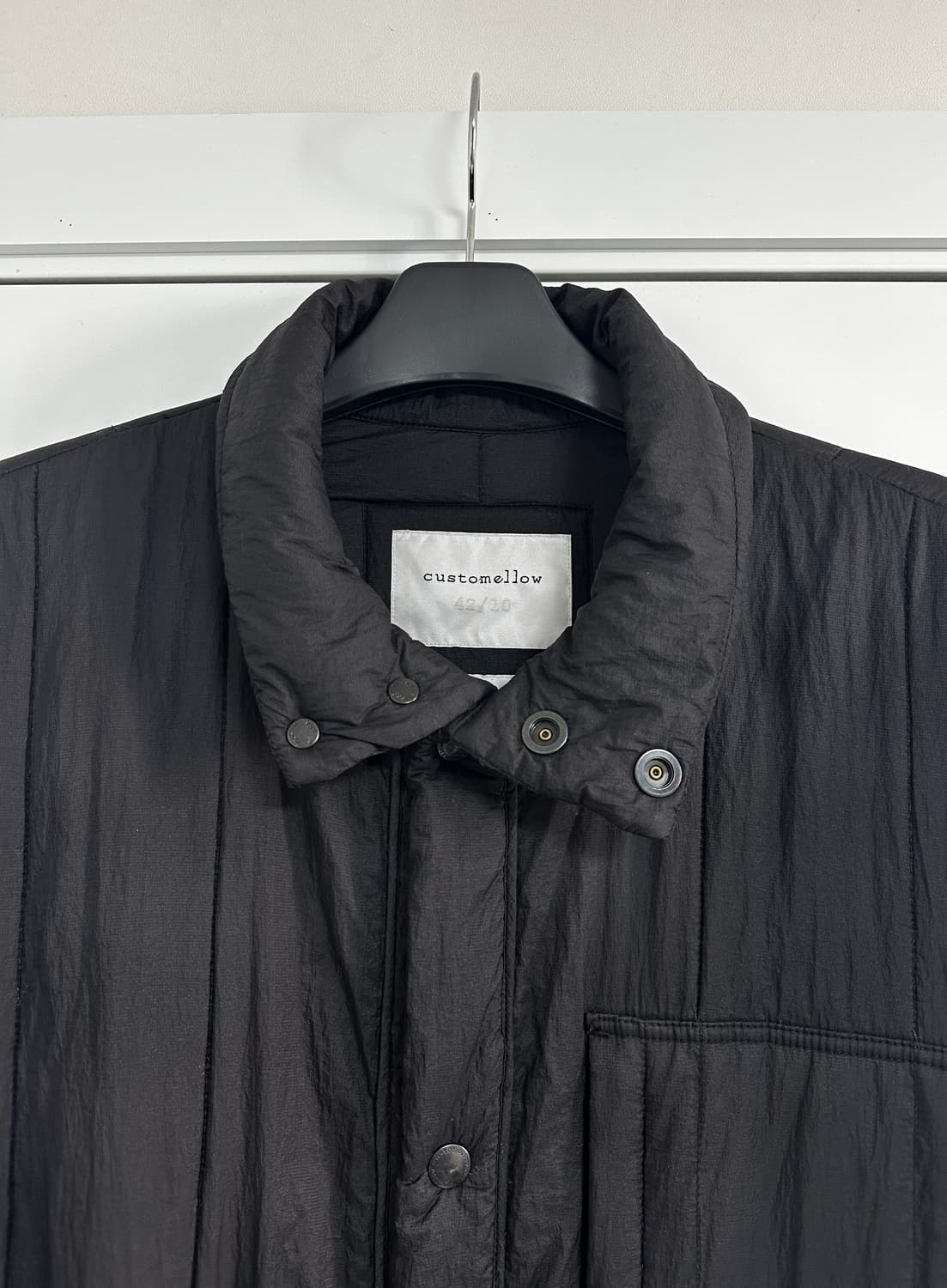 블랙 캐시미어 롱패딩 상품이미지9