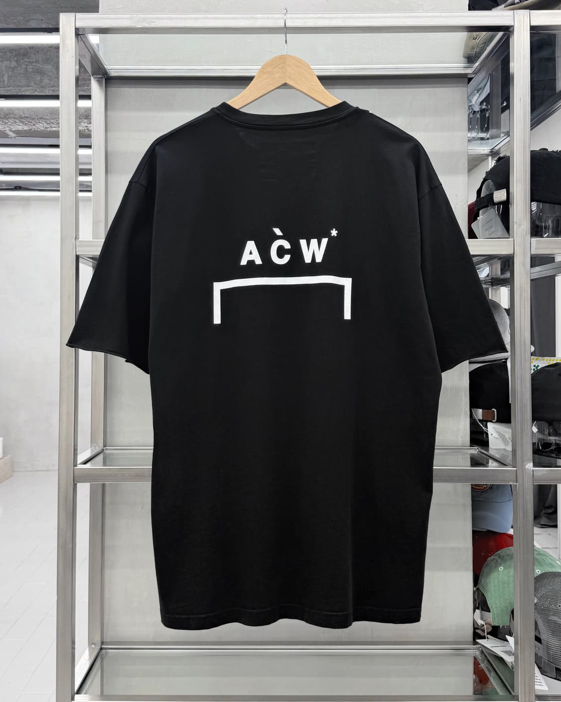 A cold wall 베이직 그래픽 블랙 티셔츠 상품이미지1