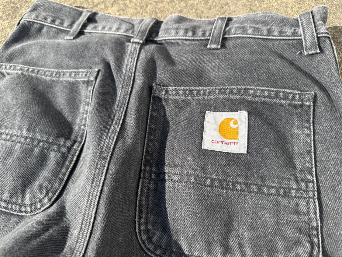 [31] 칼하트 더블니 워크 팬츠 블랙 상품이미지3